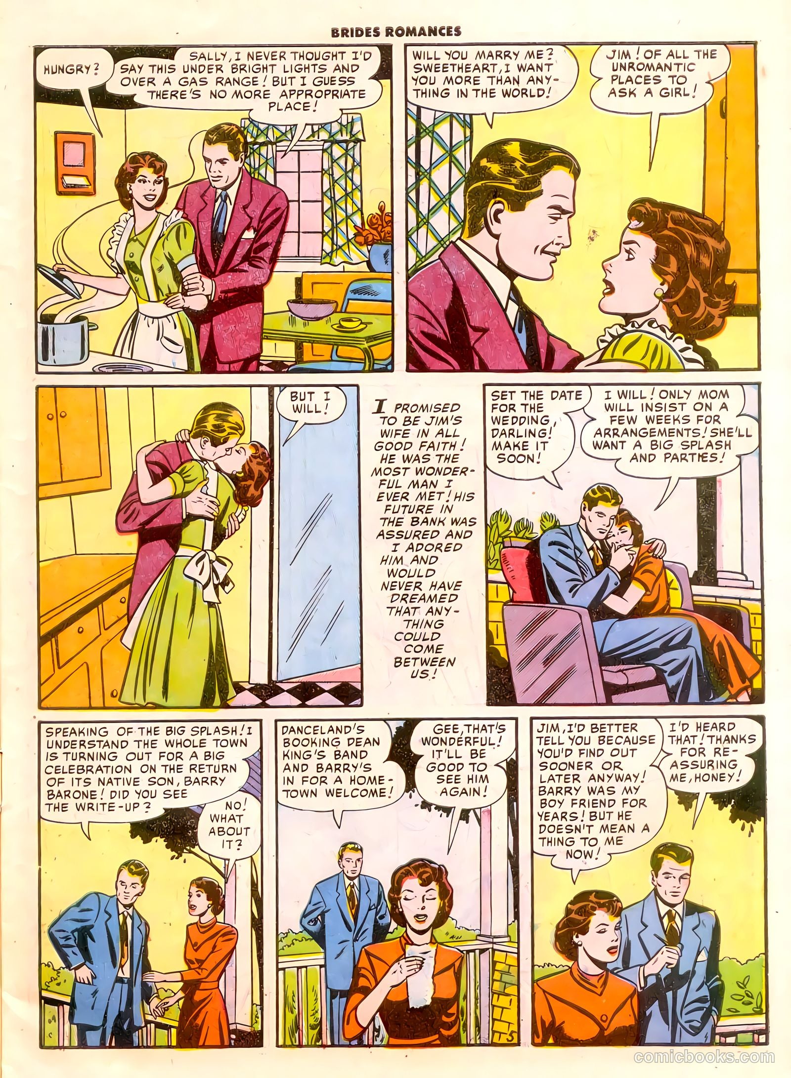 Brides Romances #14 (1955) — page 7