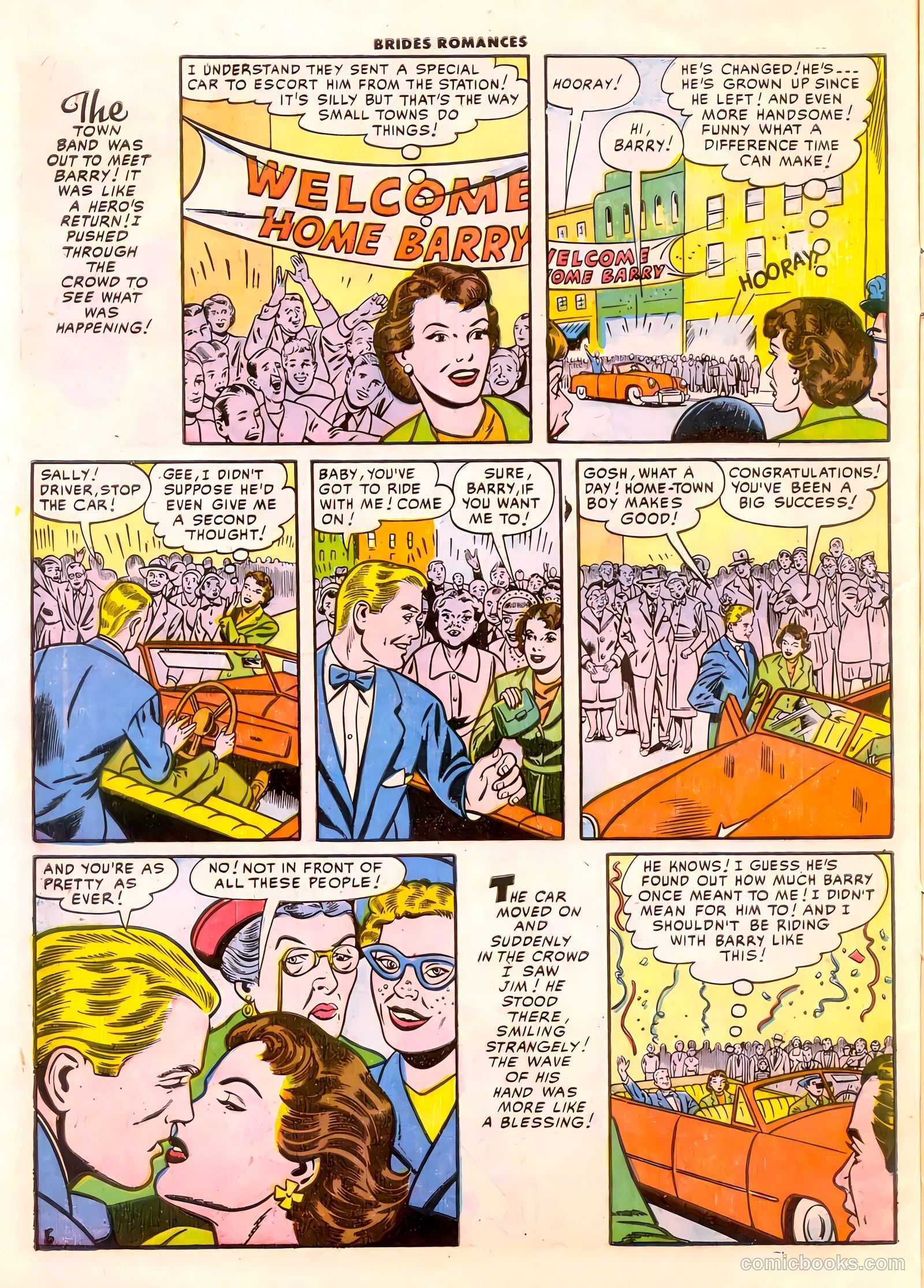 Brides Romances #14 (1955) — page 8