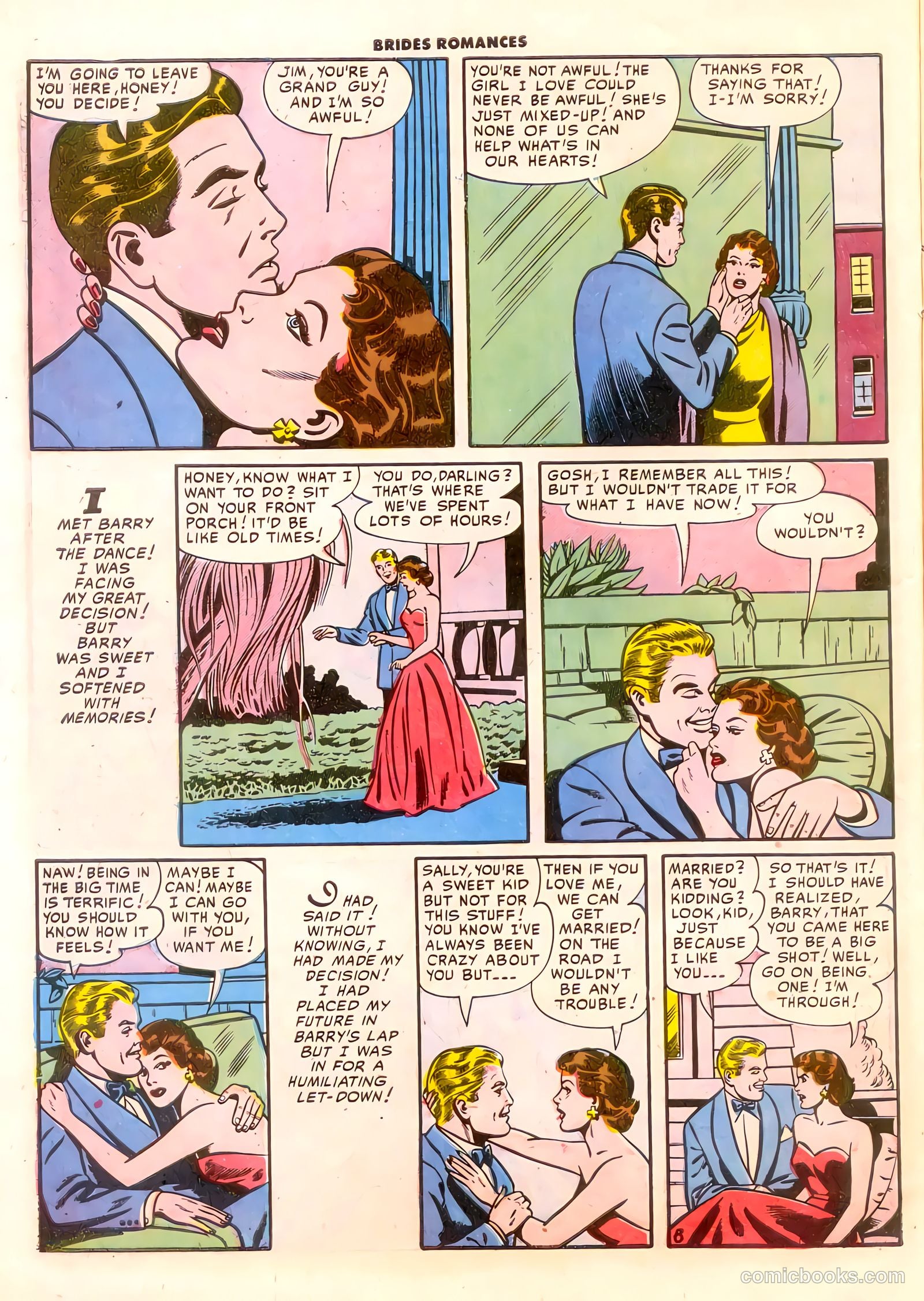 Brides Romances #14 (1955) — page 10