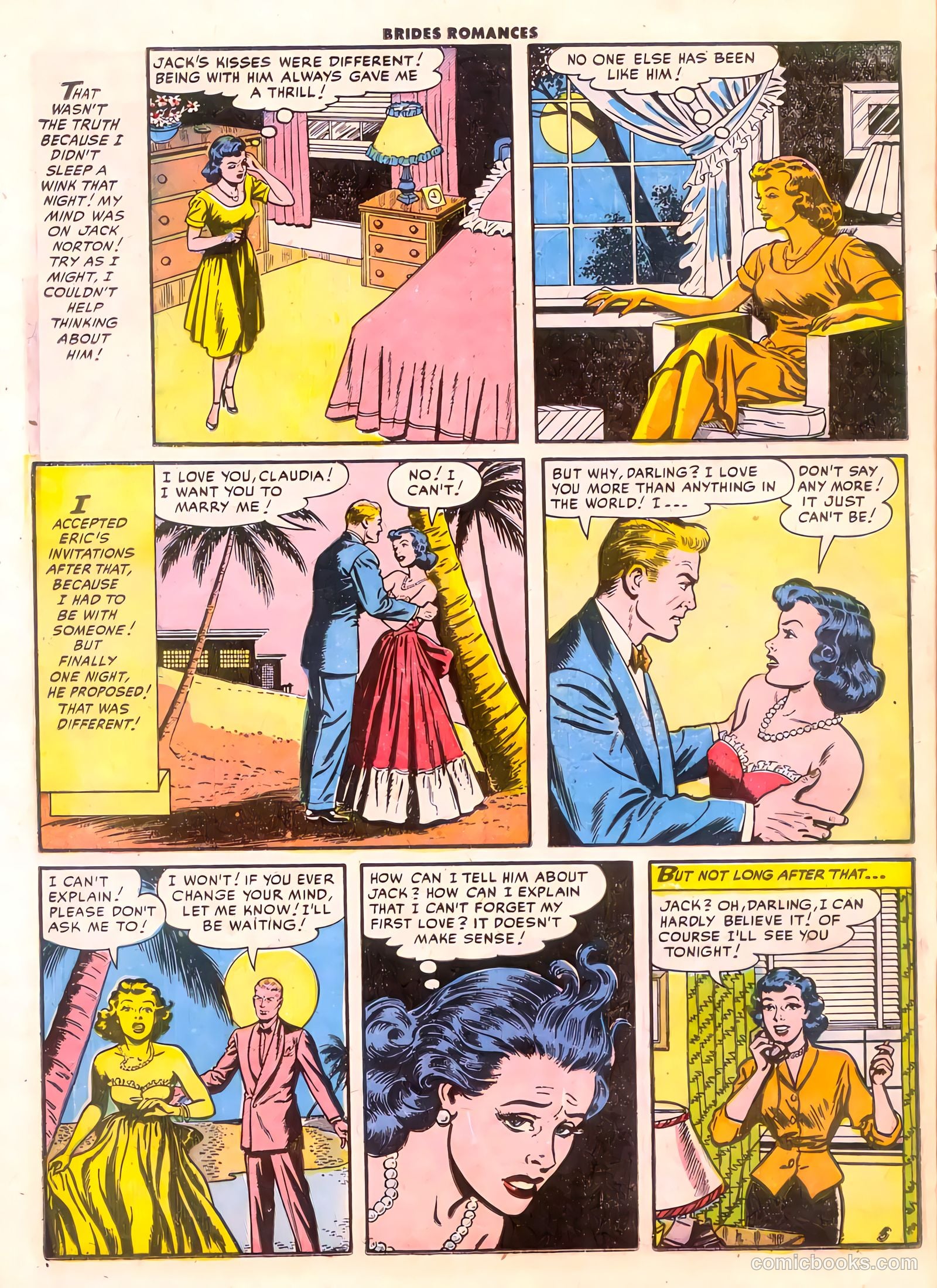 Brides Romances #14 (1955) — page 16