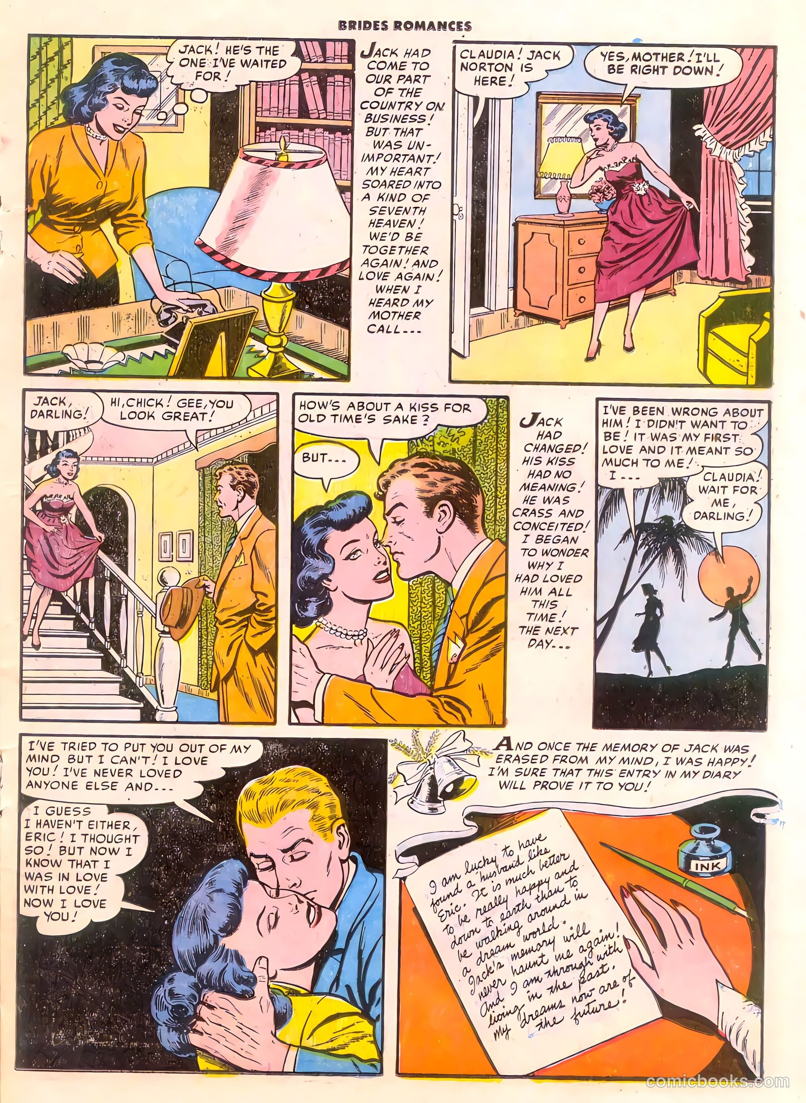 Brides Romances #14 (1955) — page 17
