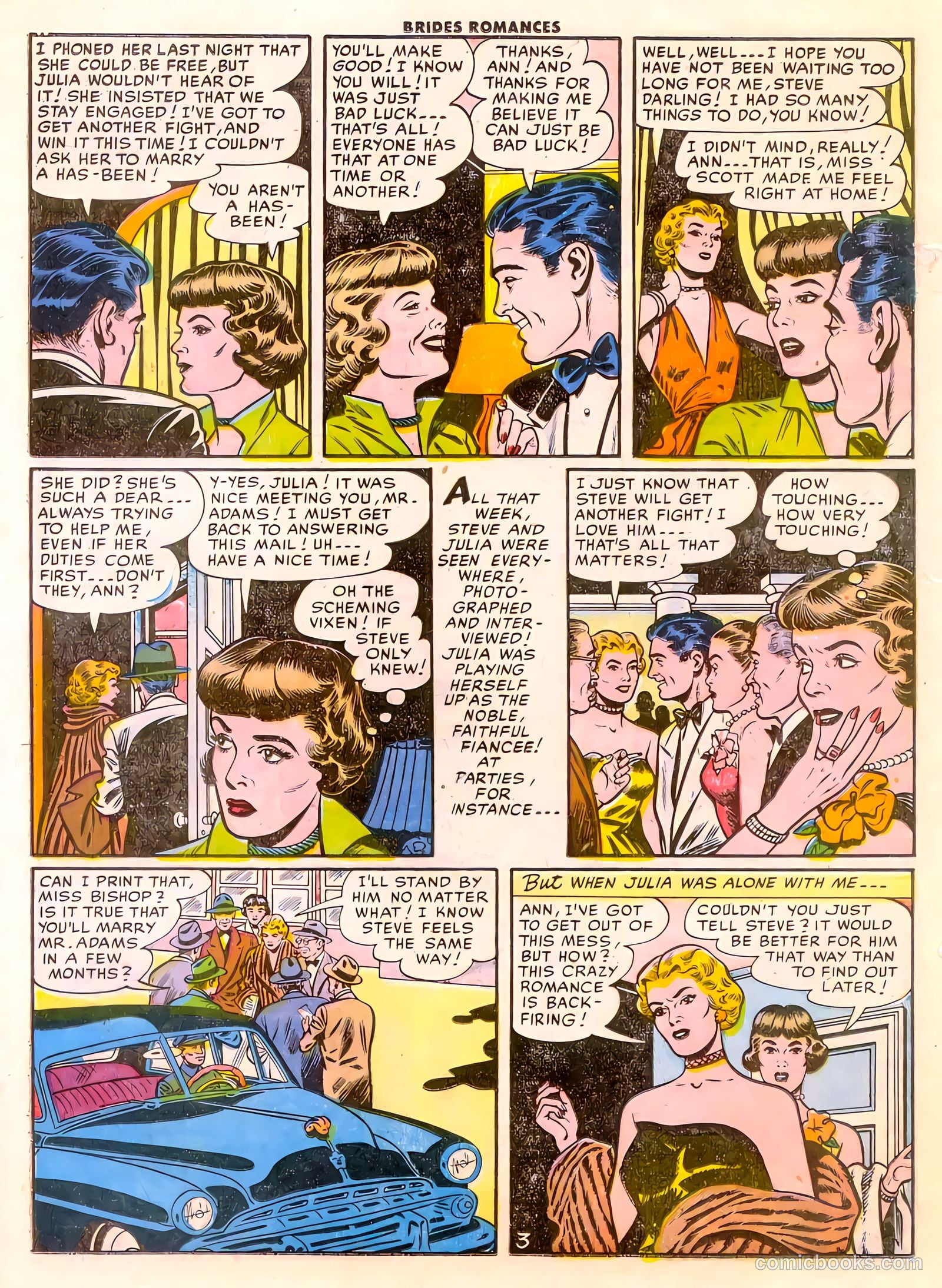 Brides Romances #14 (1955) — page 20