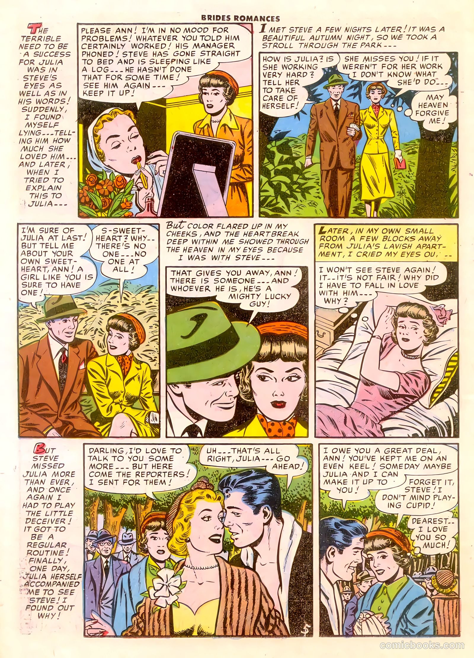 Brides Romances #14 (1955) — page 22