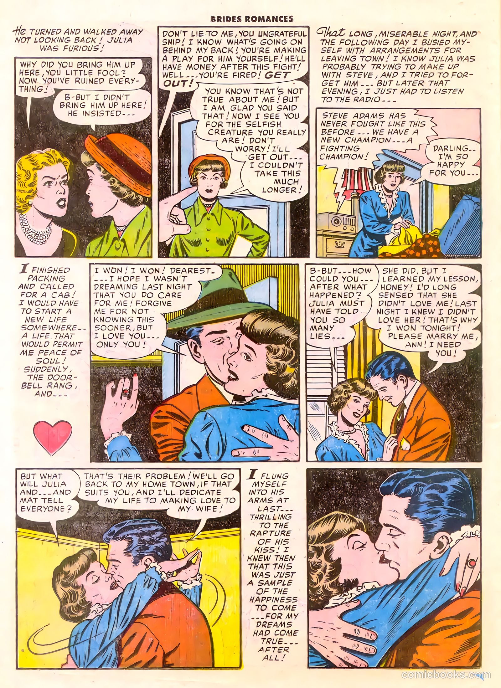 Brides Romances #14 (1955) — page 24