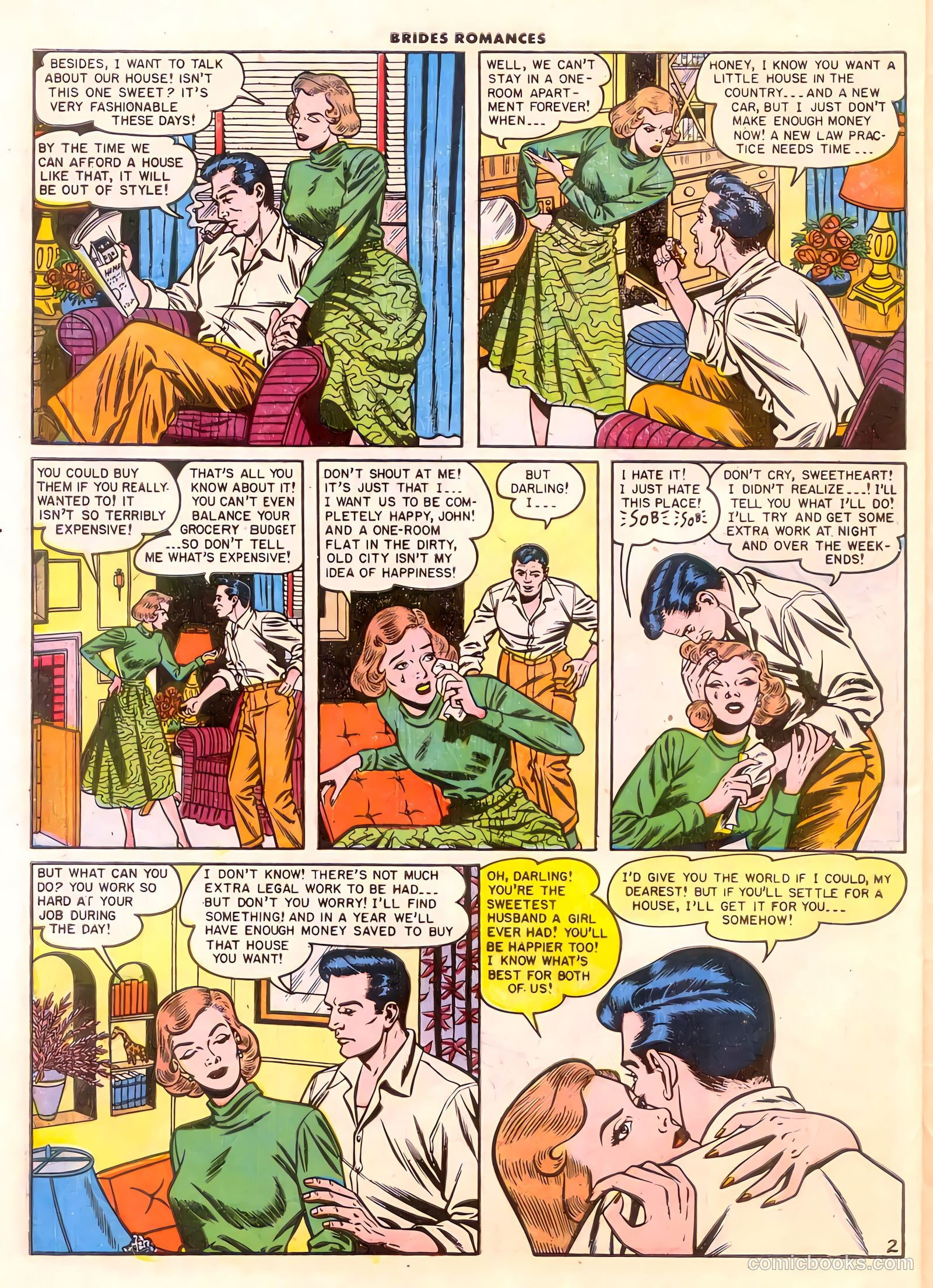 Brides Romances #14 (1955) — page 28