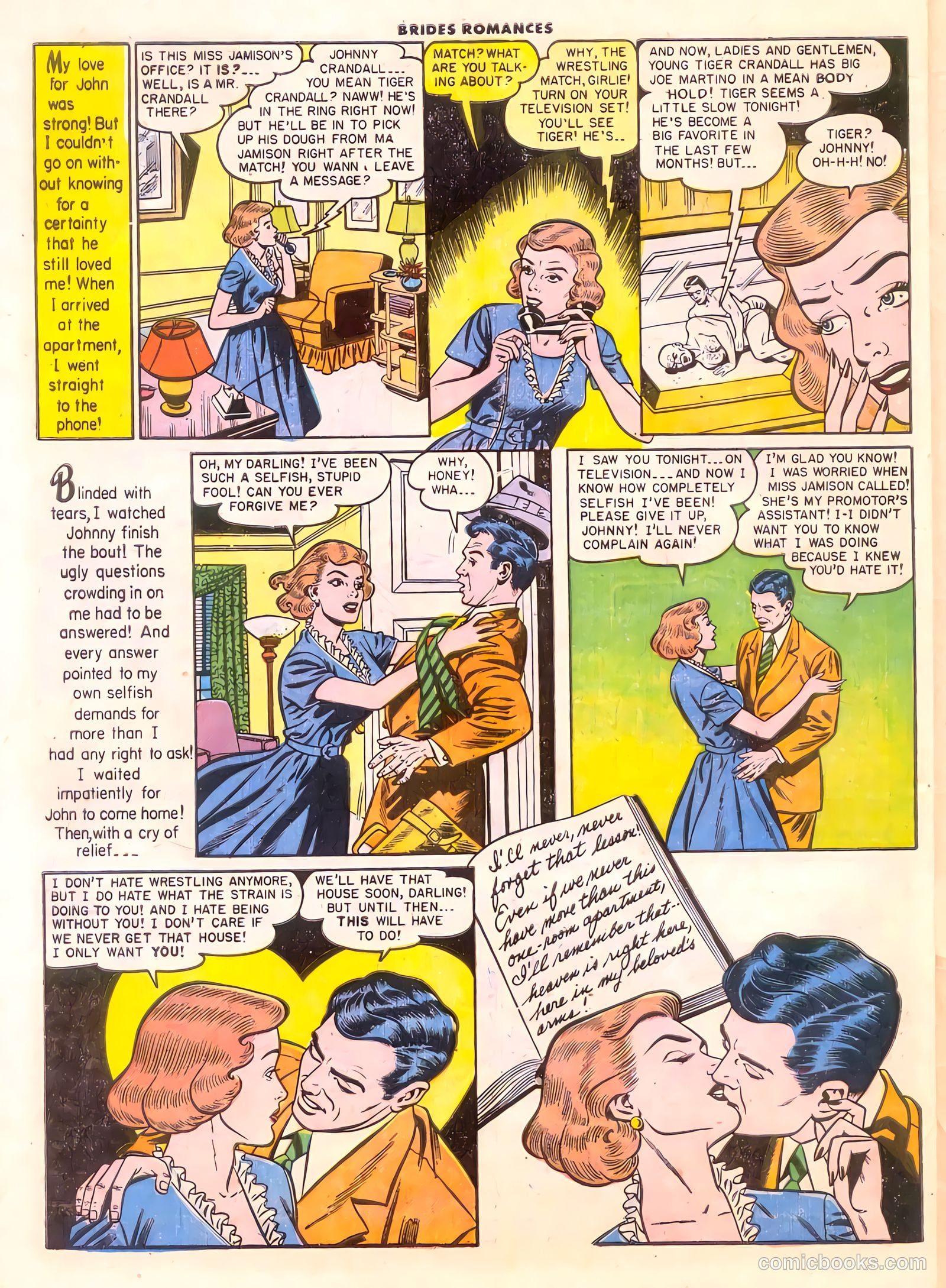 Brides Romances #14 (1955) — page 32