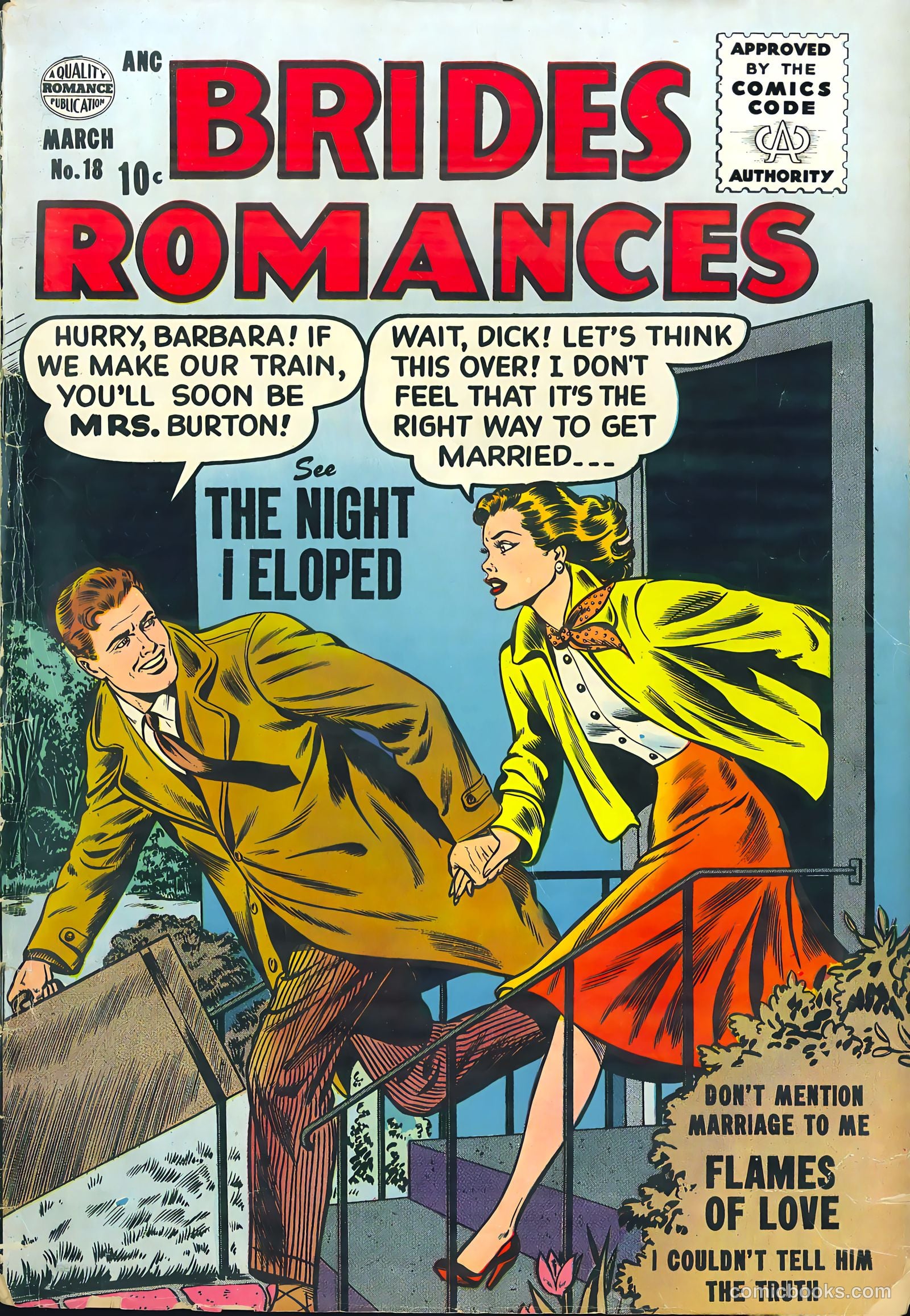 Brides Romances #18 (1956) — page 2 of 38