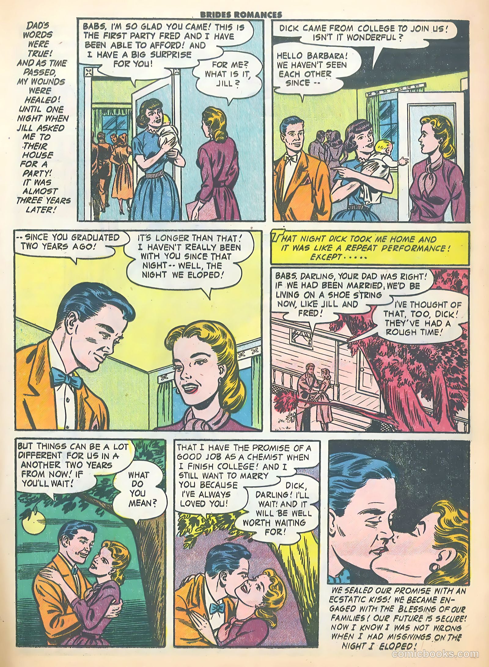 Brides Romances #18 (1956) — page 19 of 38