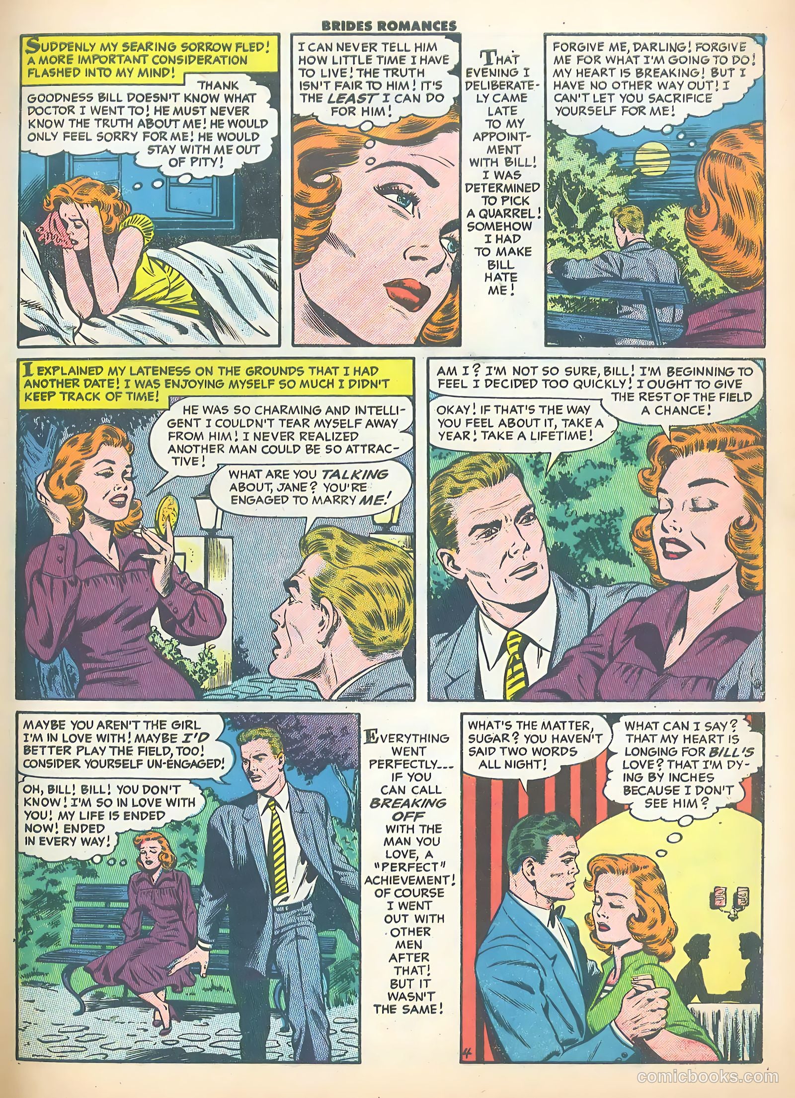 Brides Romances #18 (1956) — page 33 of 38
