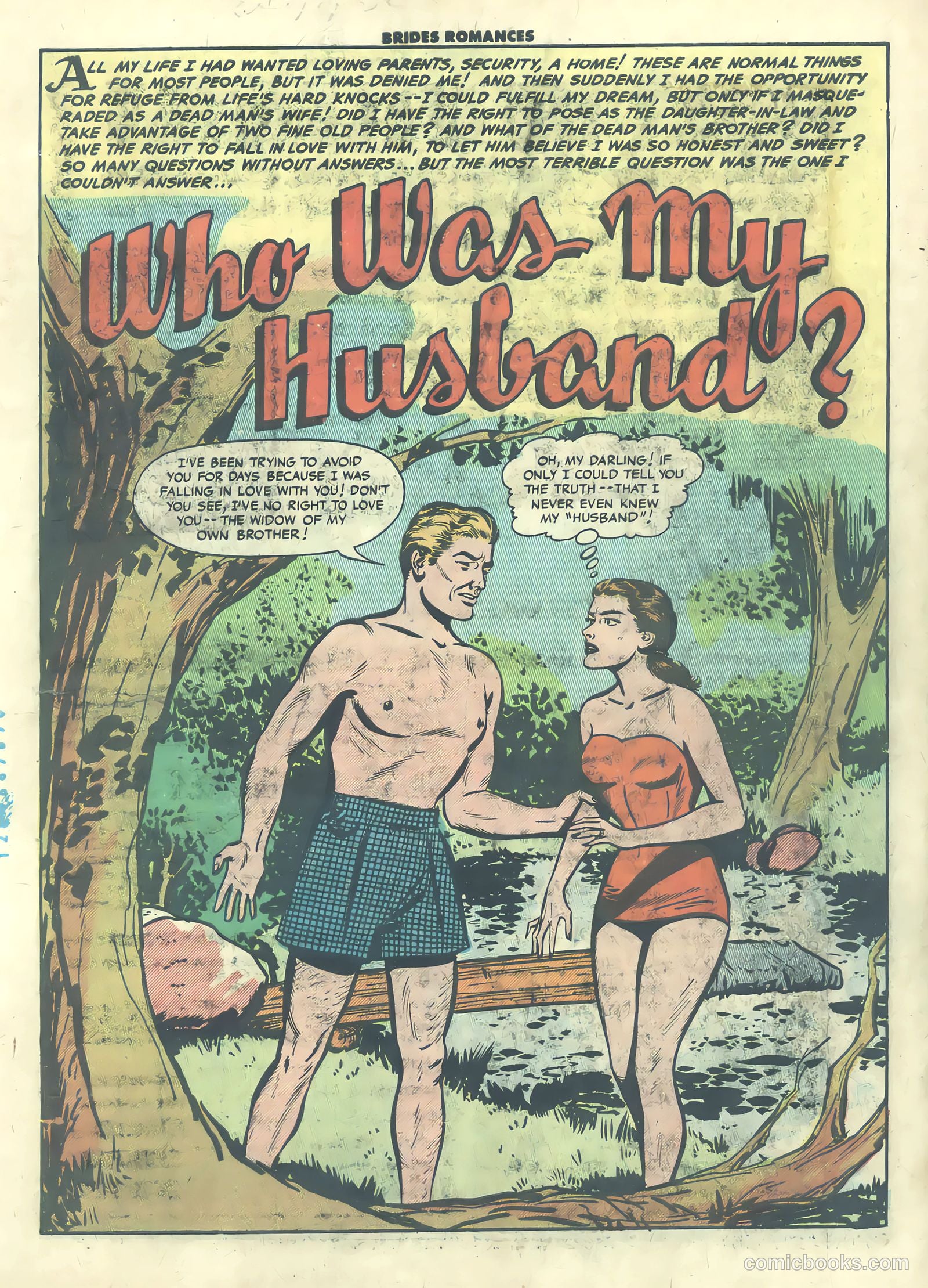 Brides Romances #19 (1956) — page 3 of 36