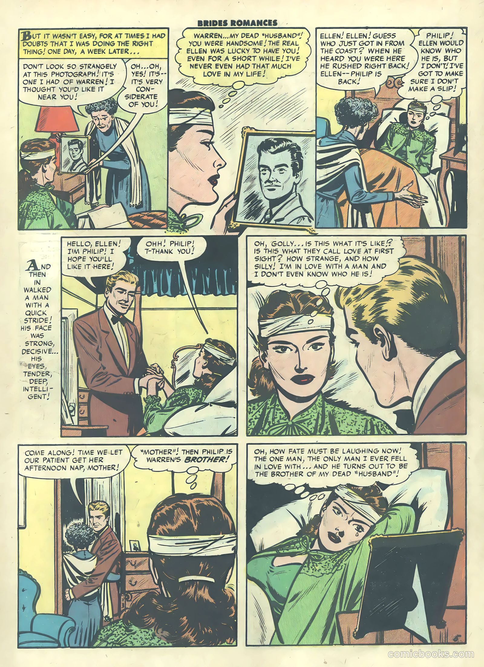 Brides Romances #19 (1956) — page 7 of 36