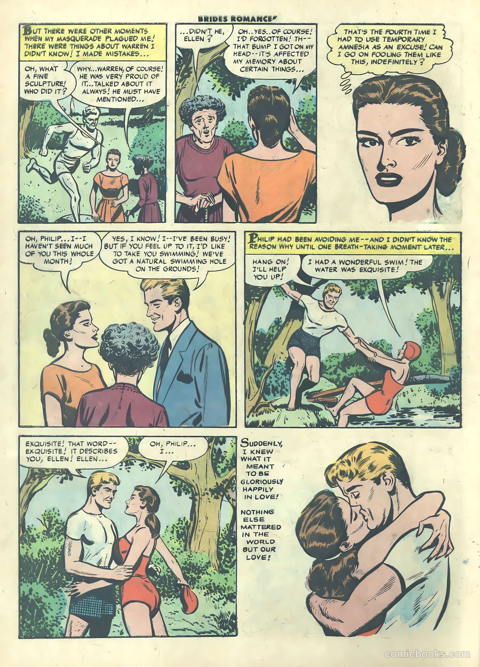 Brides Romances #19 (1956) — page 8 of 36