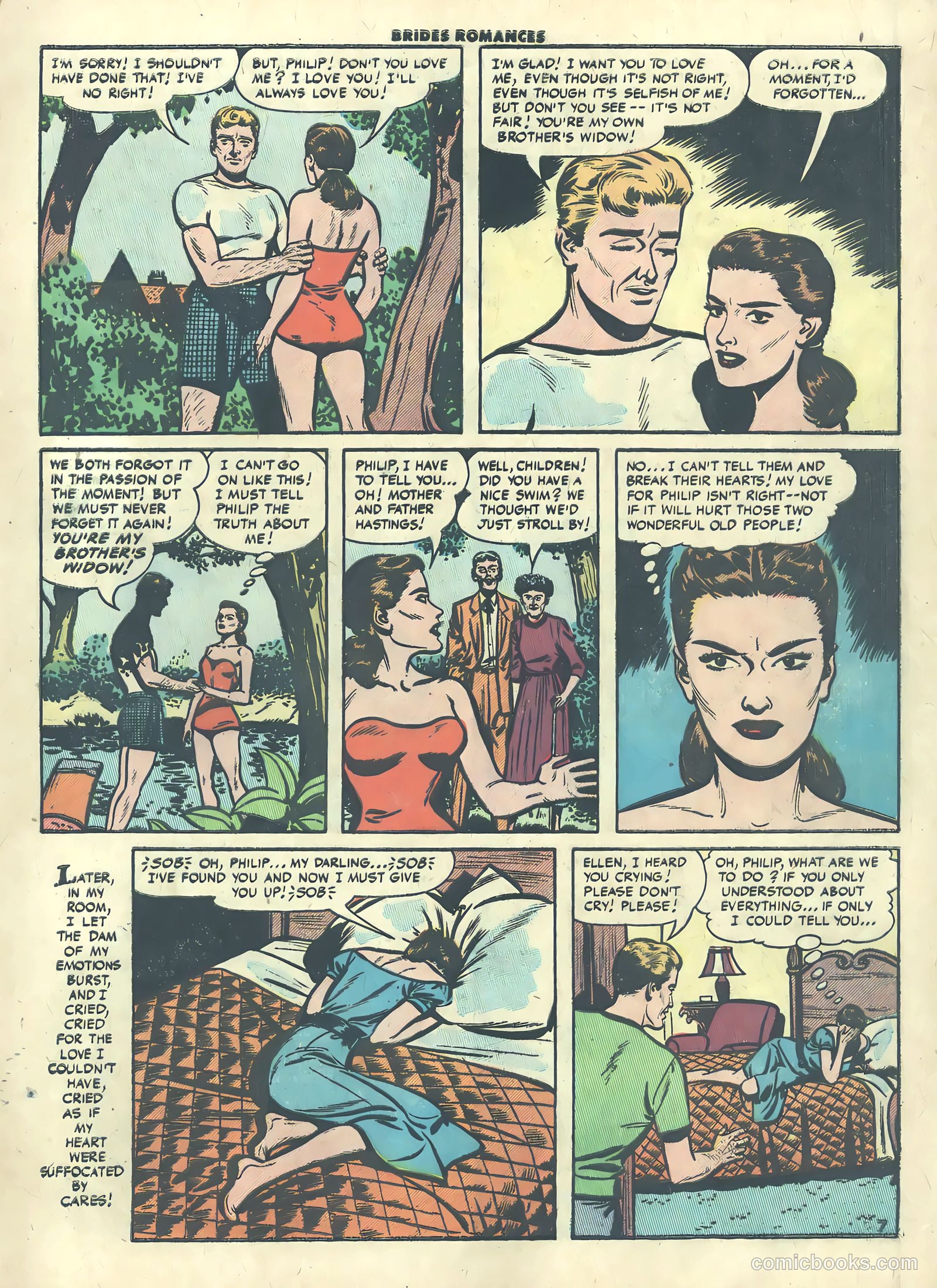Brides Romances #19 (1956) — page 9 of 36