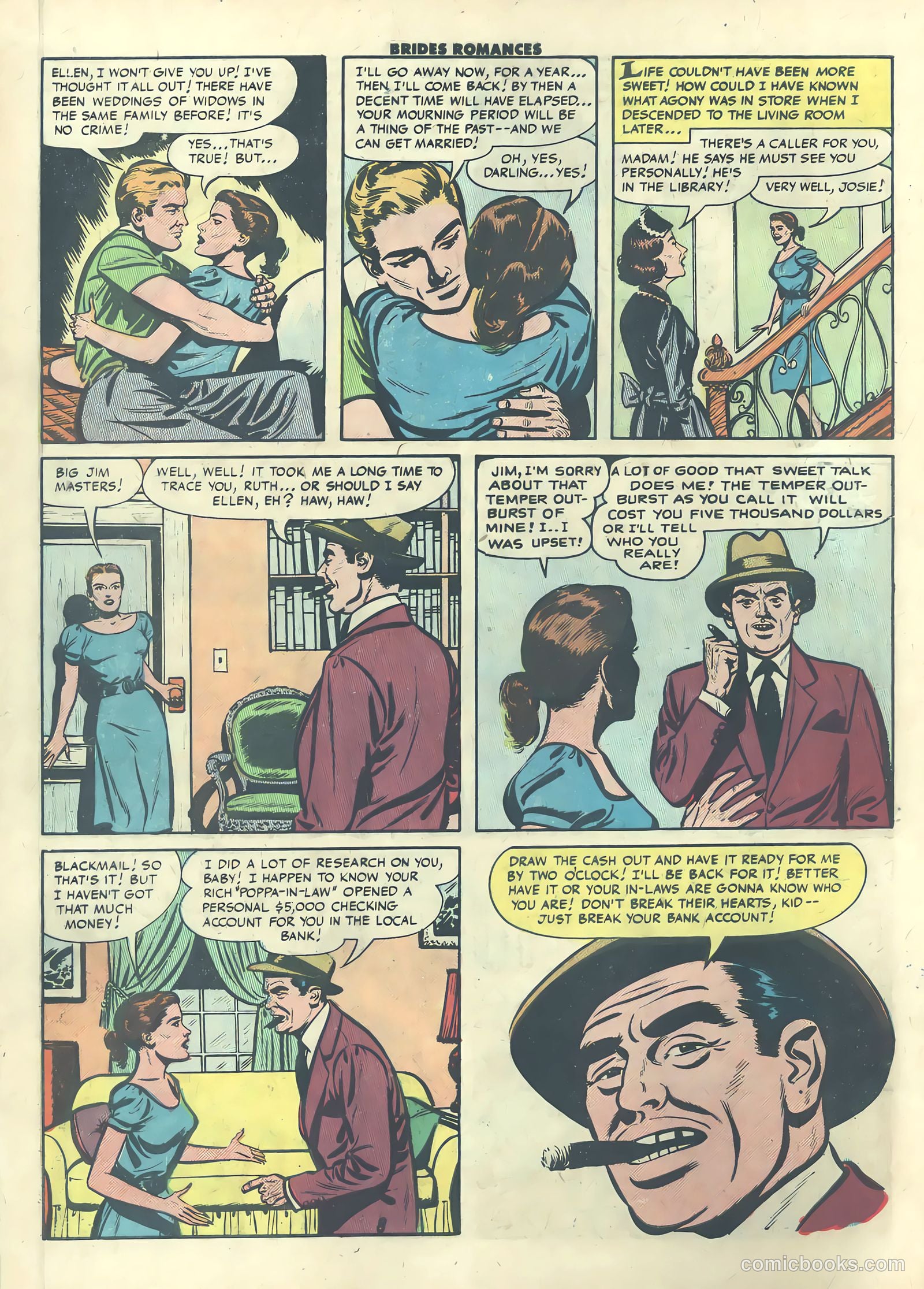 Brides Romances #19 (1956) — page 10 of 36