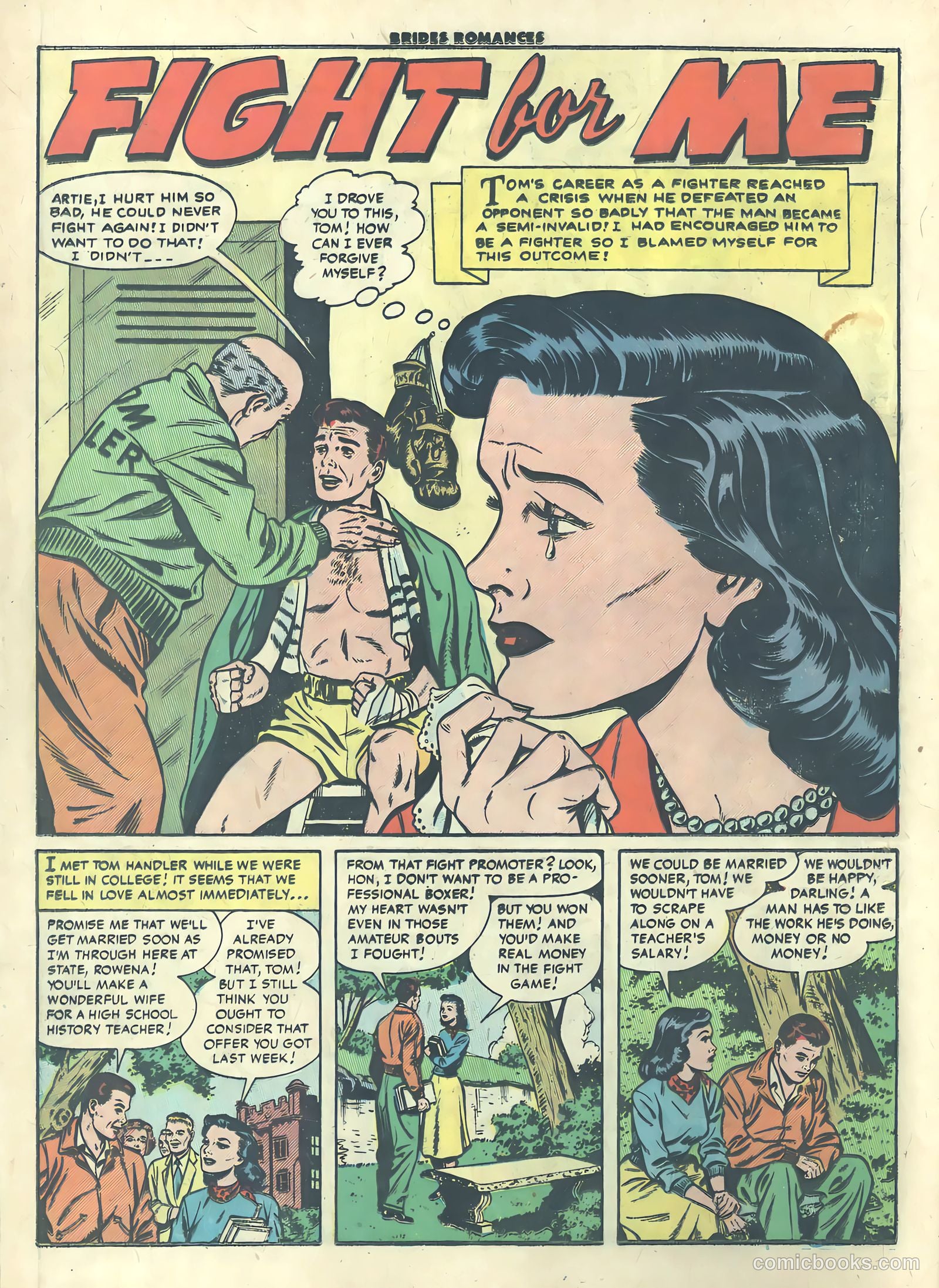 Brides Romances #19 (1956) — page 12 of 36