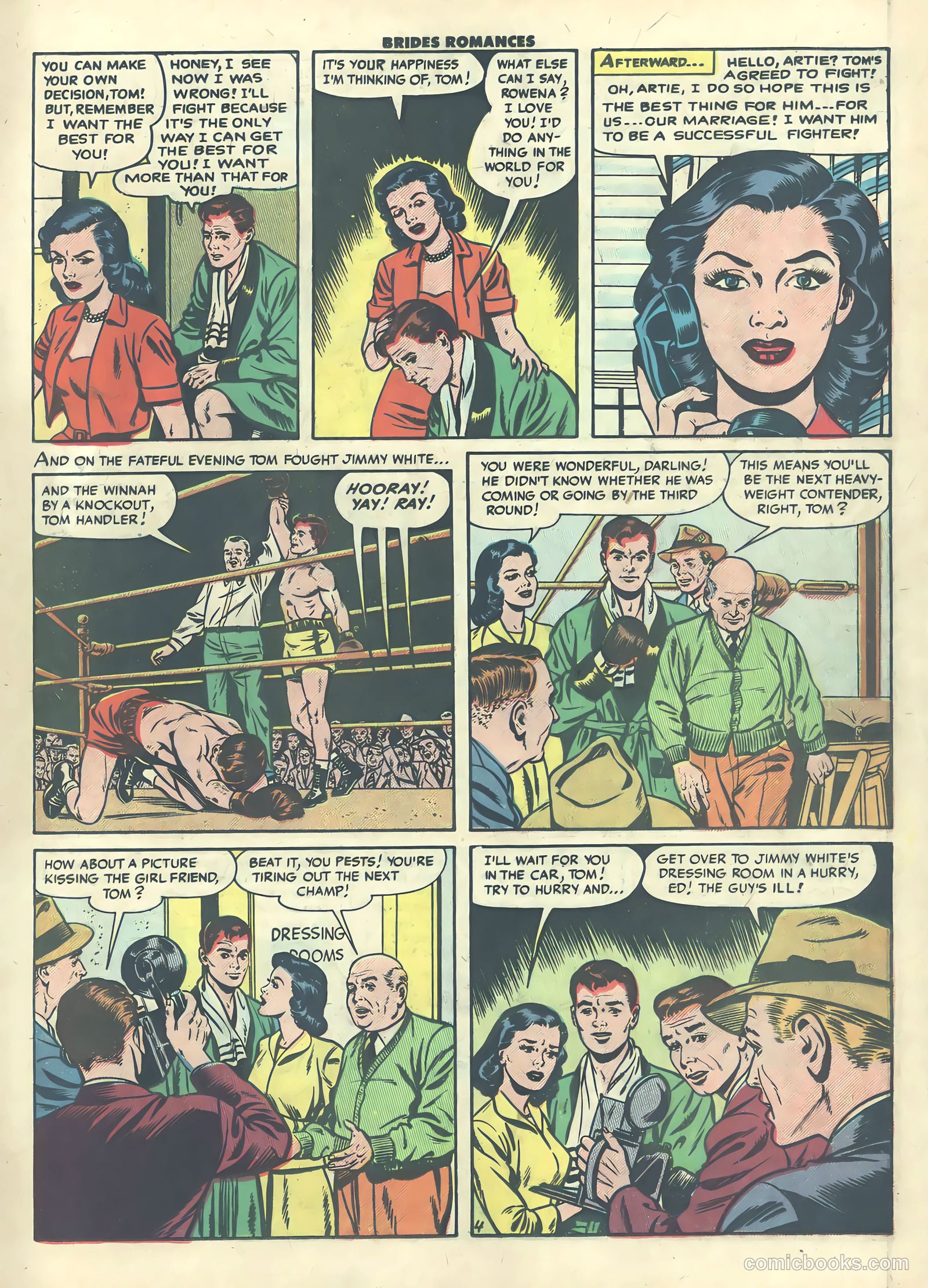 Brides Romances #19 (1956) — page 15 of 36