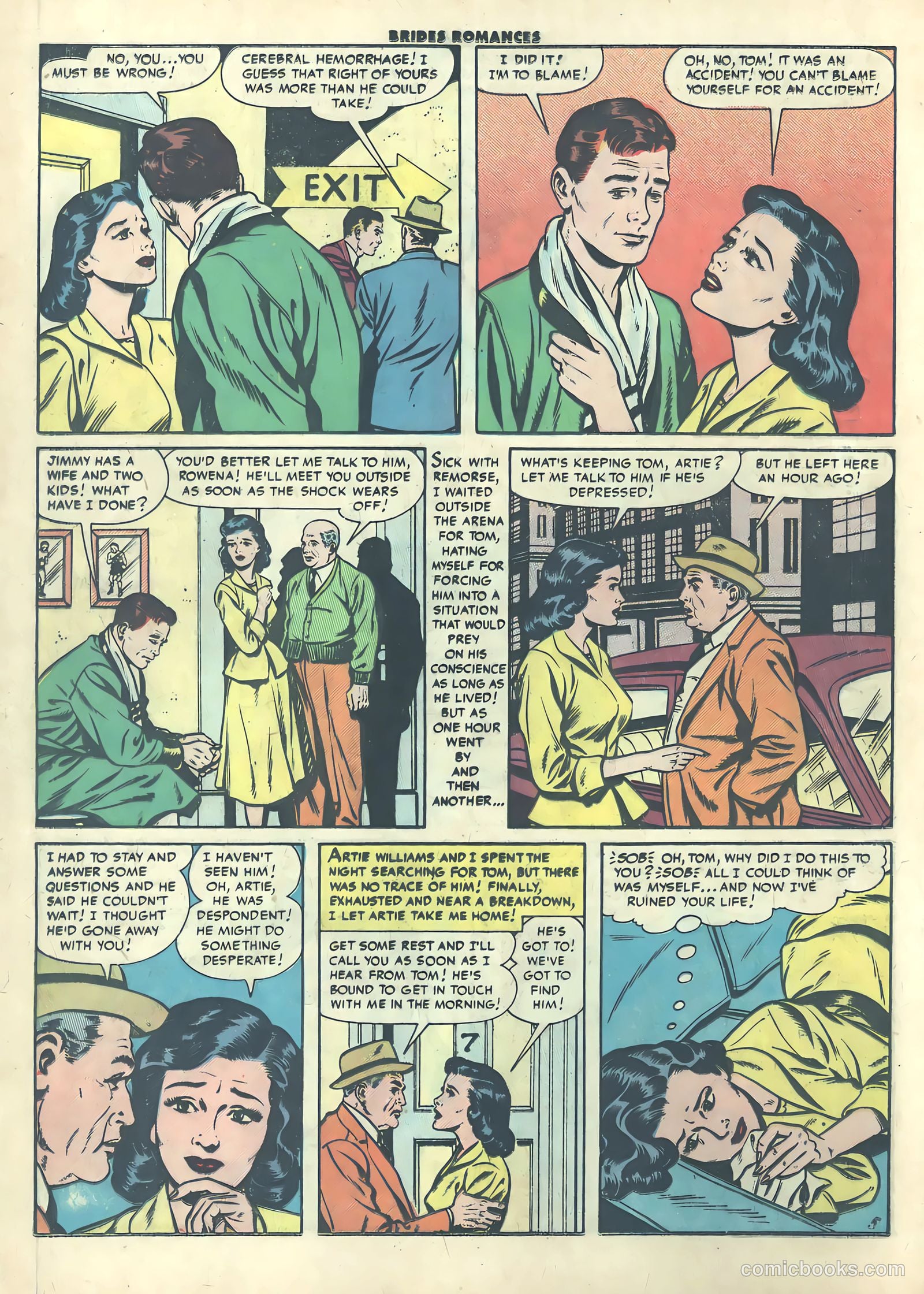 Brides Romances #19 (1956) — page 16 of 36