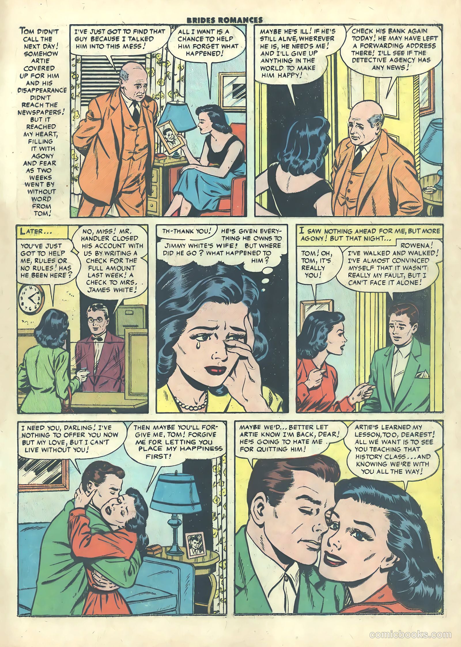Brides Romances #19 (1956) — page 17 of 36