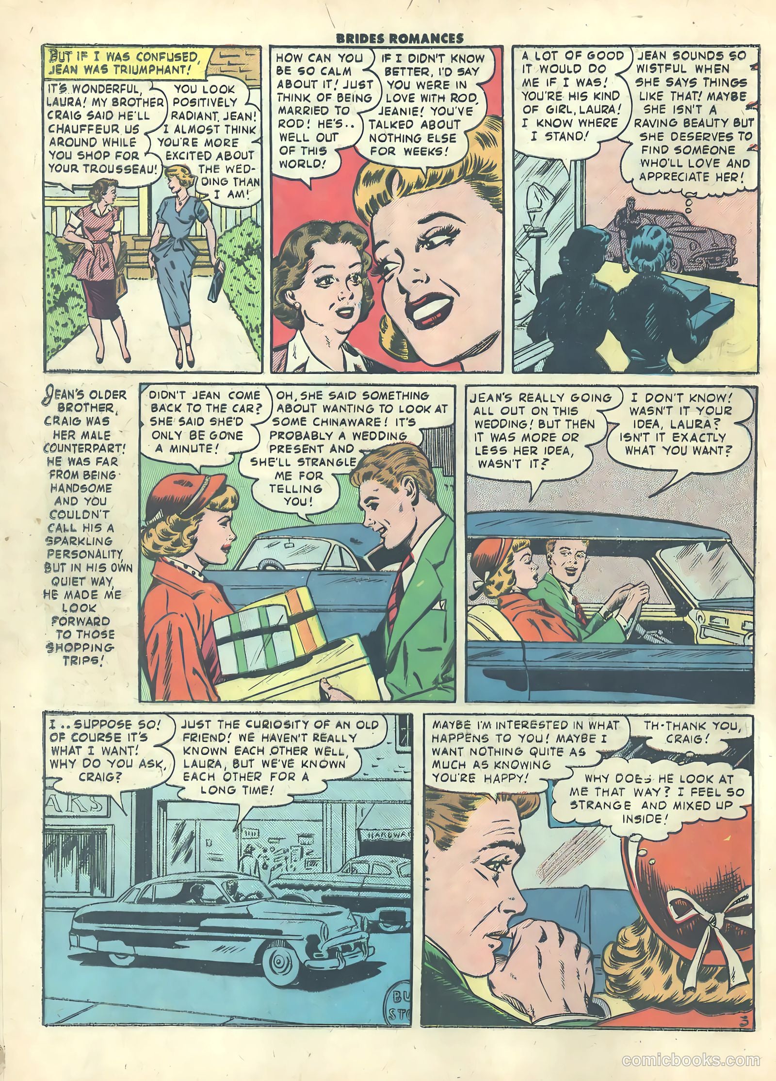 Brides Romances #19 (1956) — page 20 of 36