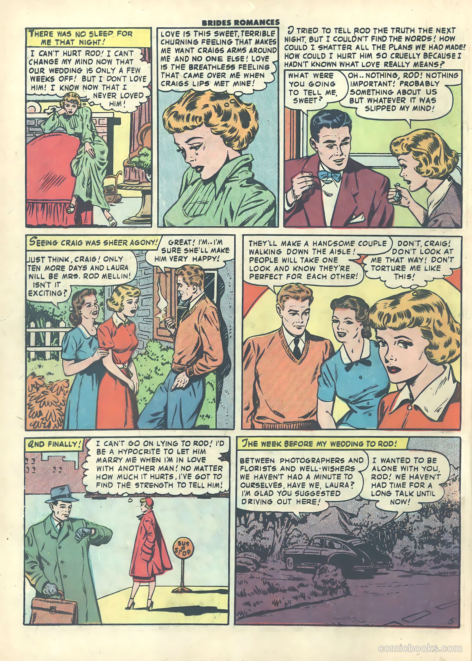 Brides Romances #19 (1956) — page 22 of 36