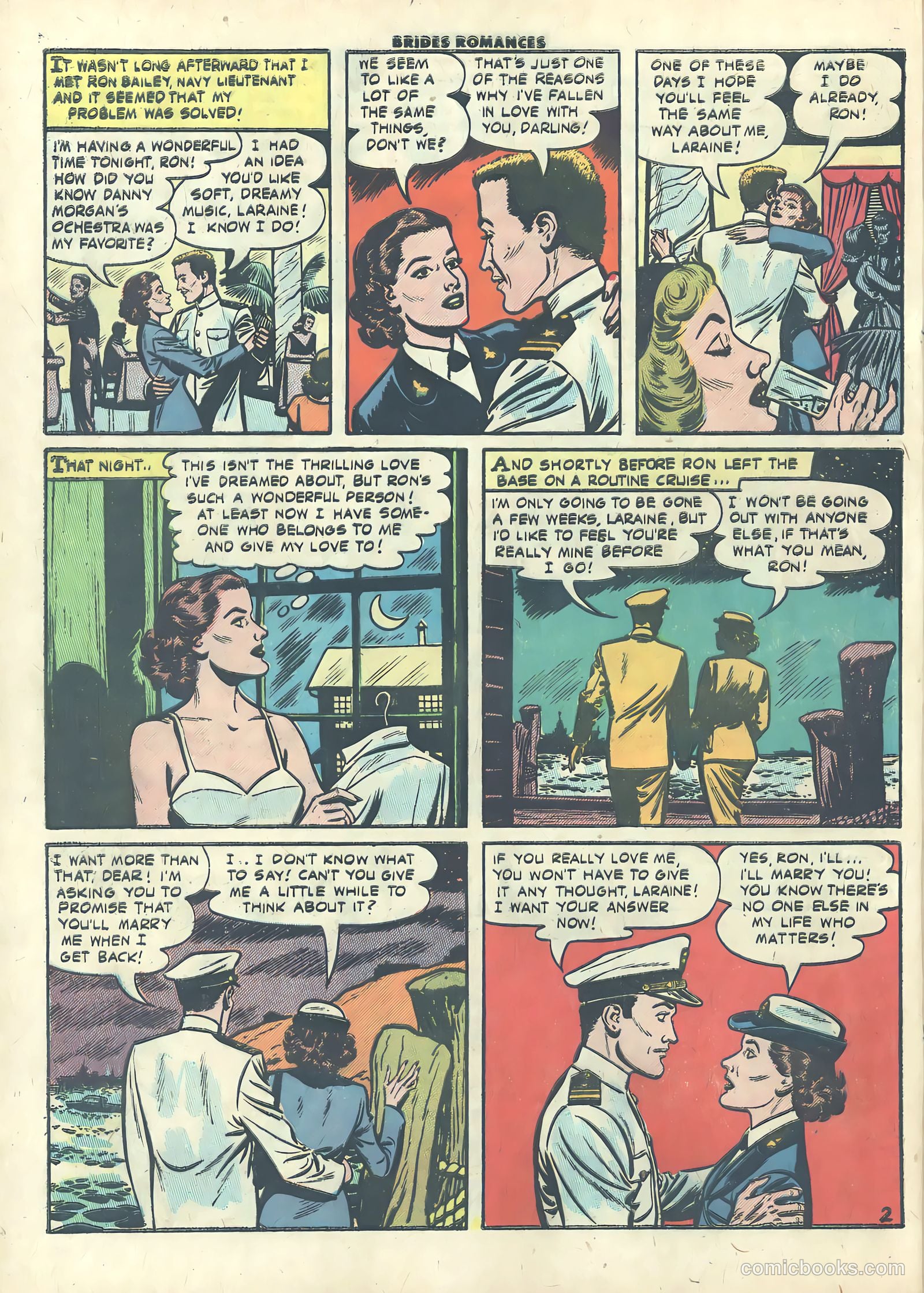 Brides Romances #19 (1956) — page 28 of 36
