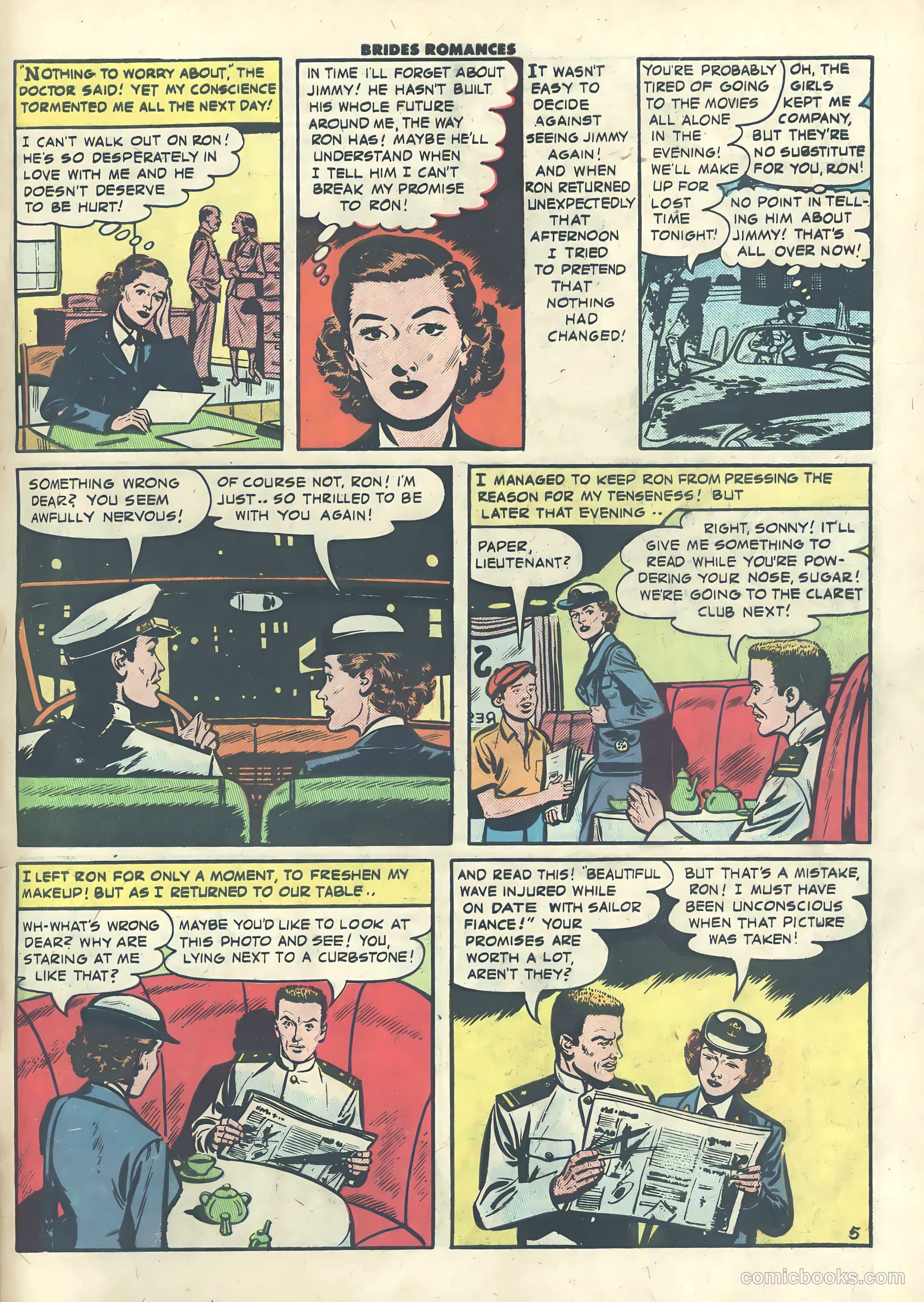 Brides Romances #19 (1956) — page 31 of 36