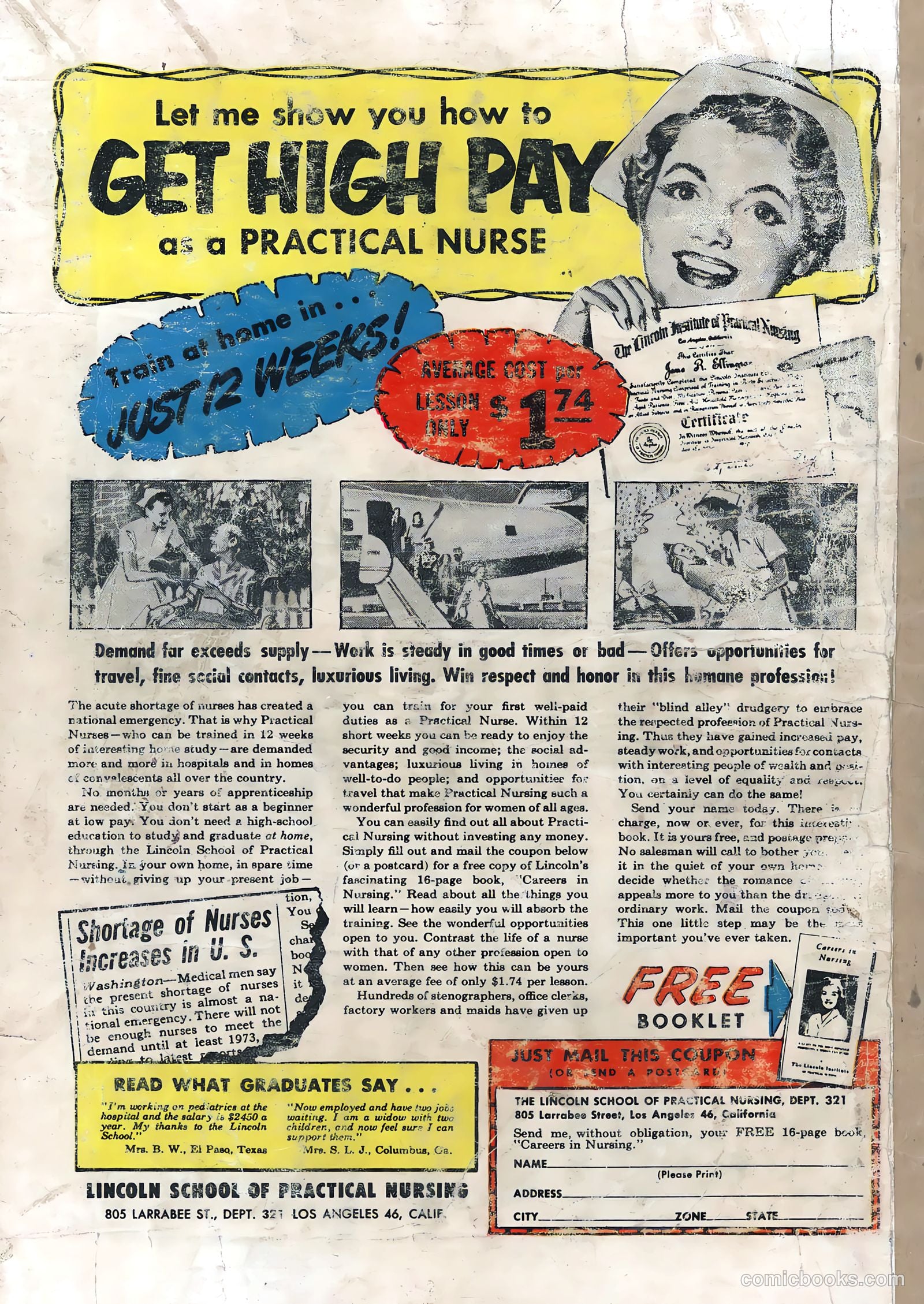 Brides Romances #19 (1956) — page 36 of 36