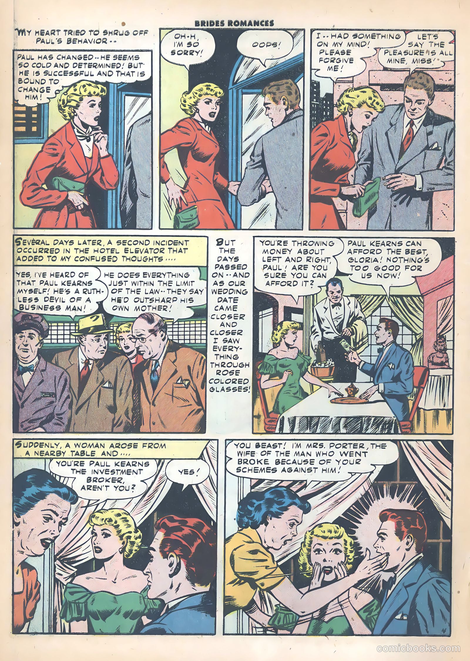 Brides Romances #22 (1956) — page 6 of 36