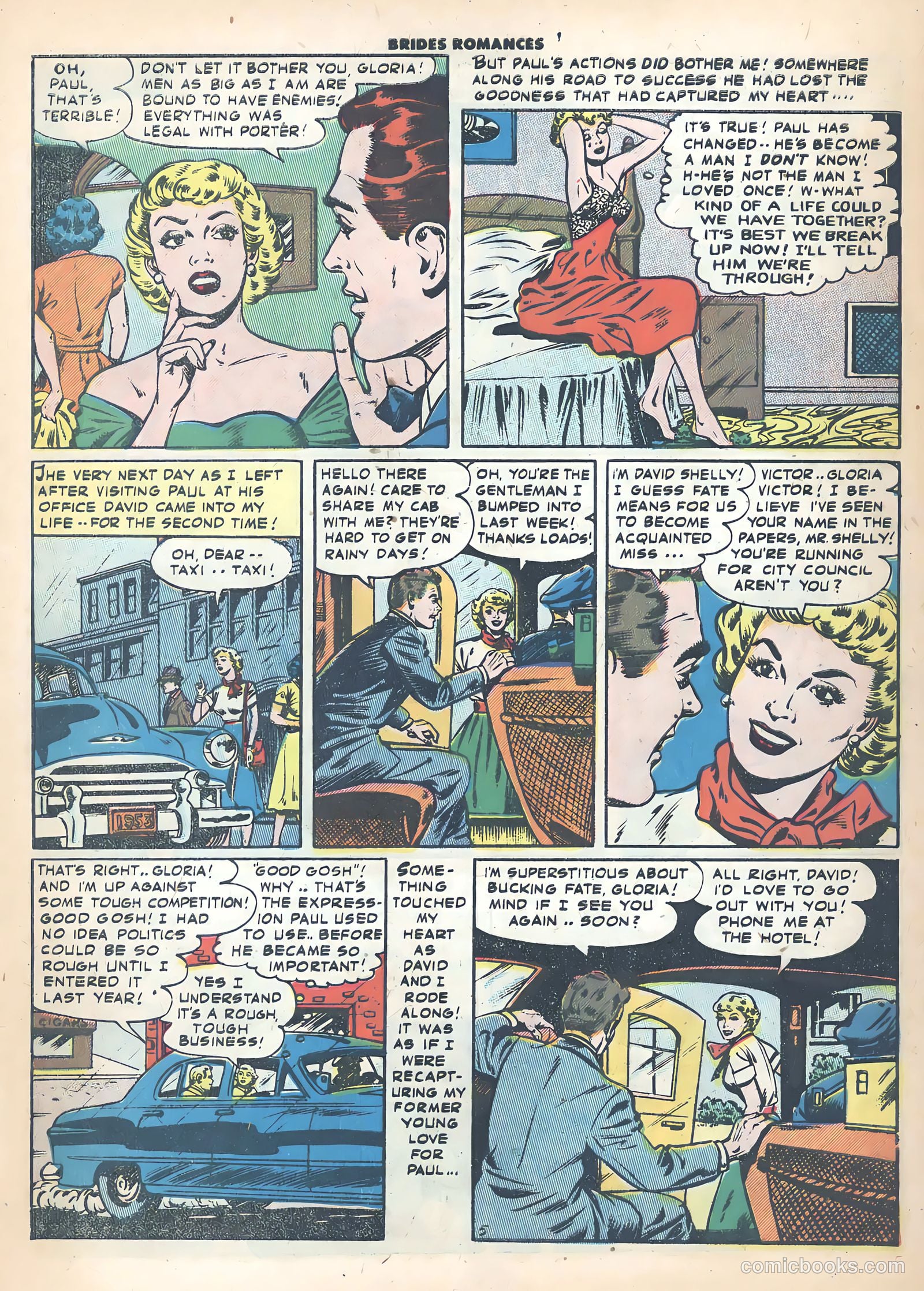 Brides Romances #22 (1956) — page 7 of 36