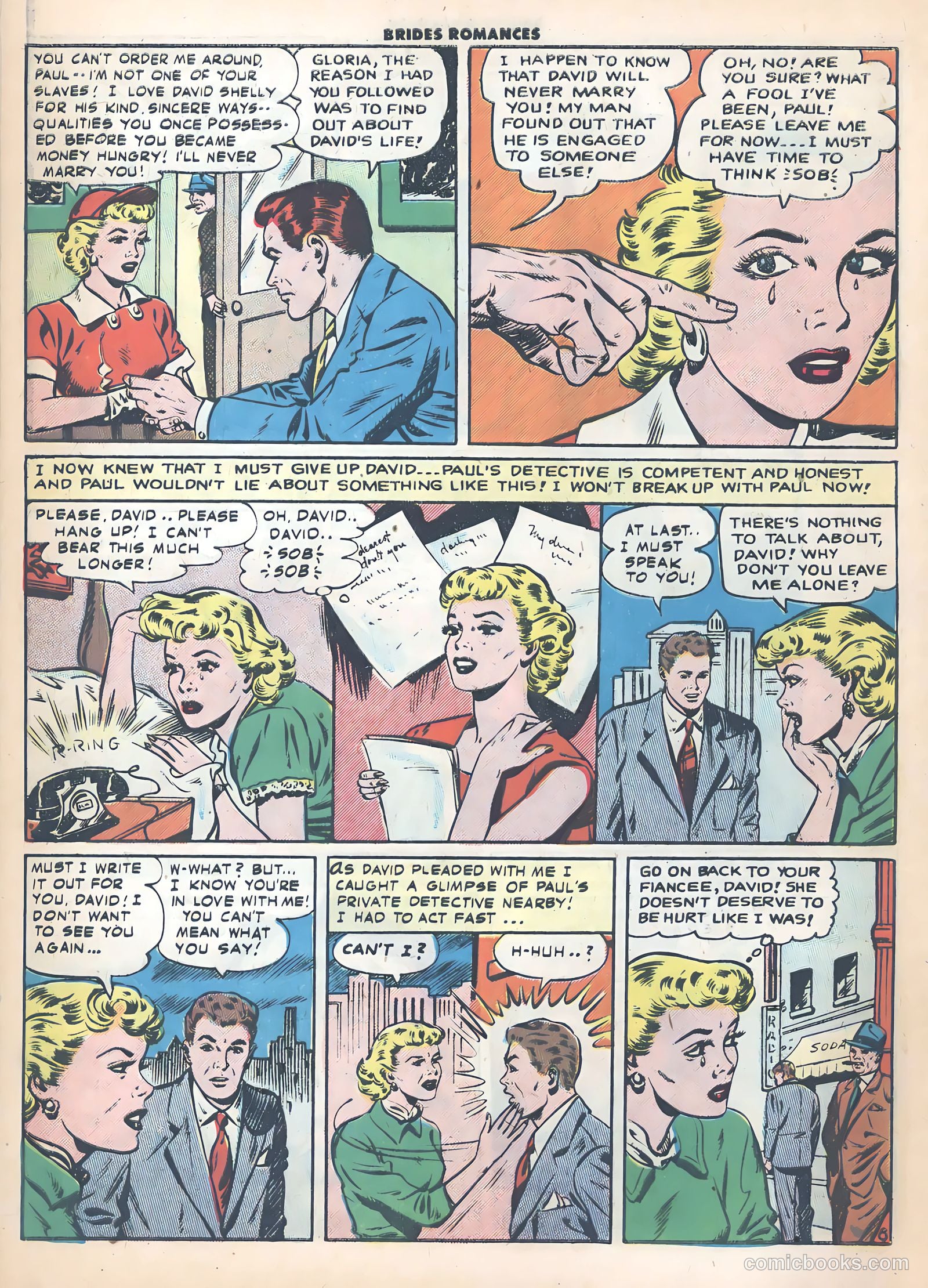 Brides Romances #22 (1956) — page 10 of 36