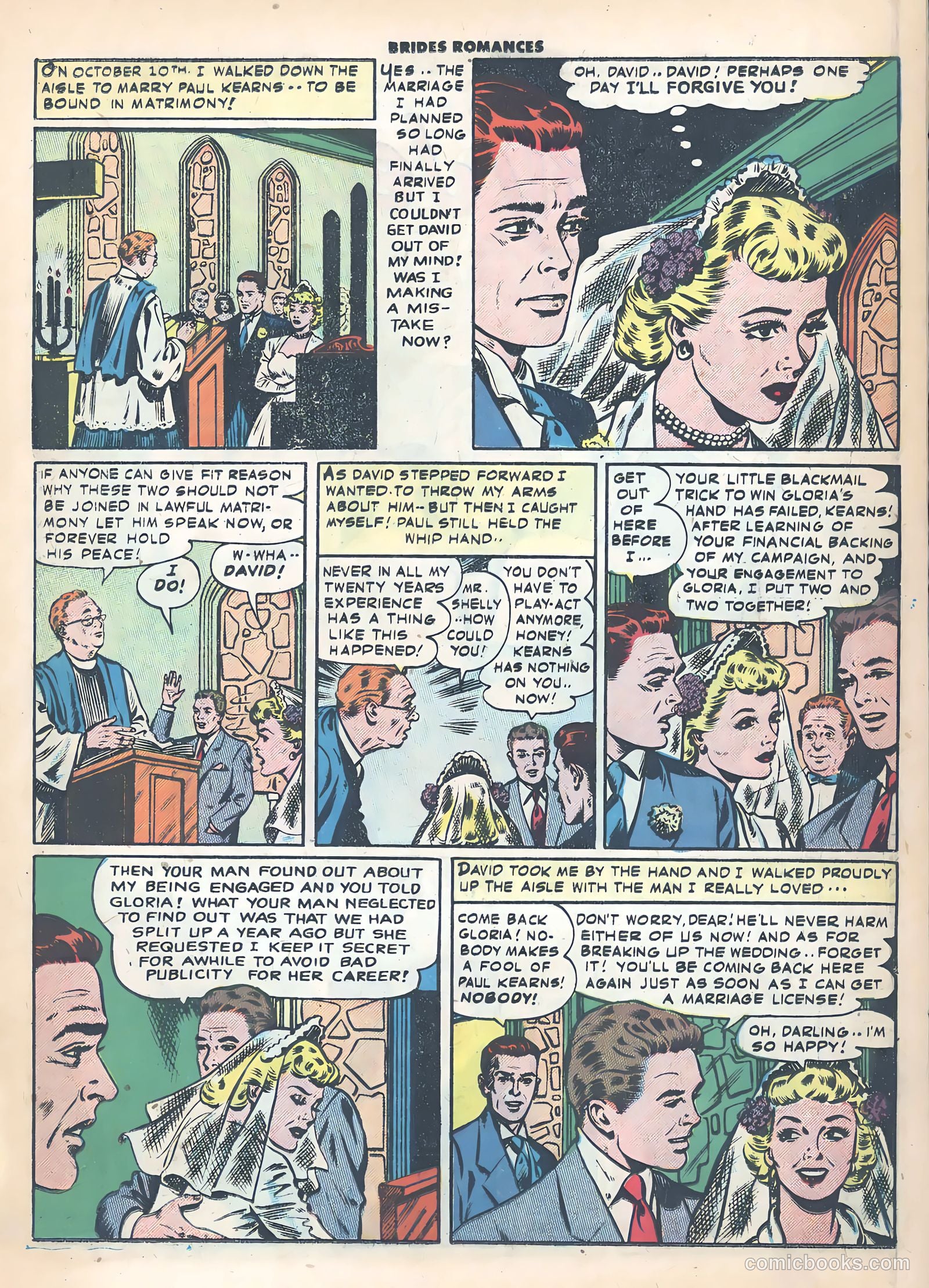 Brides Romances #22 (1956) — page 11 of 36