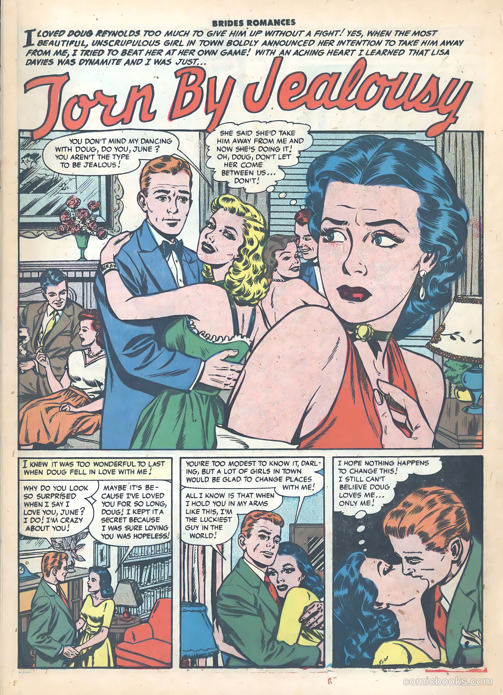 Brides Romances #22 (1956) — page 12 of 36