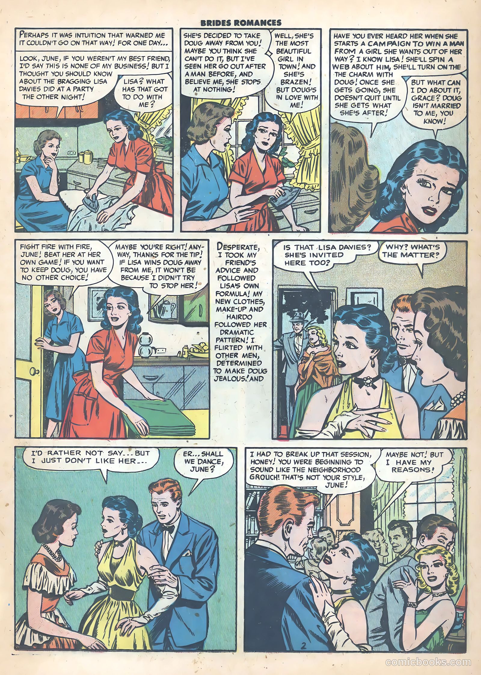 Brides Romances #22 (1956) — page 13 of 36