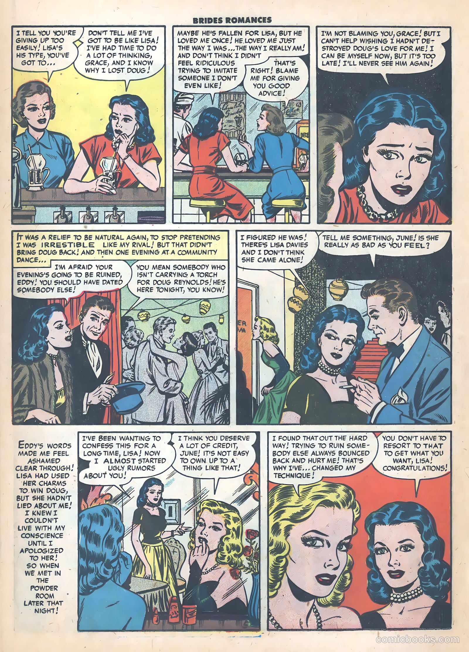 Brides Romances #22 (1956) — page 16 of 36