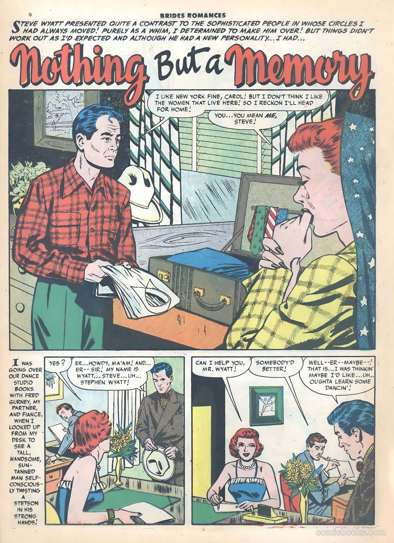 Brides Romances #22 (1956) — page 18 of 36