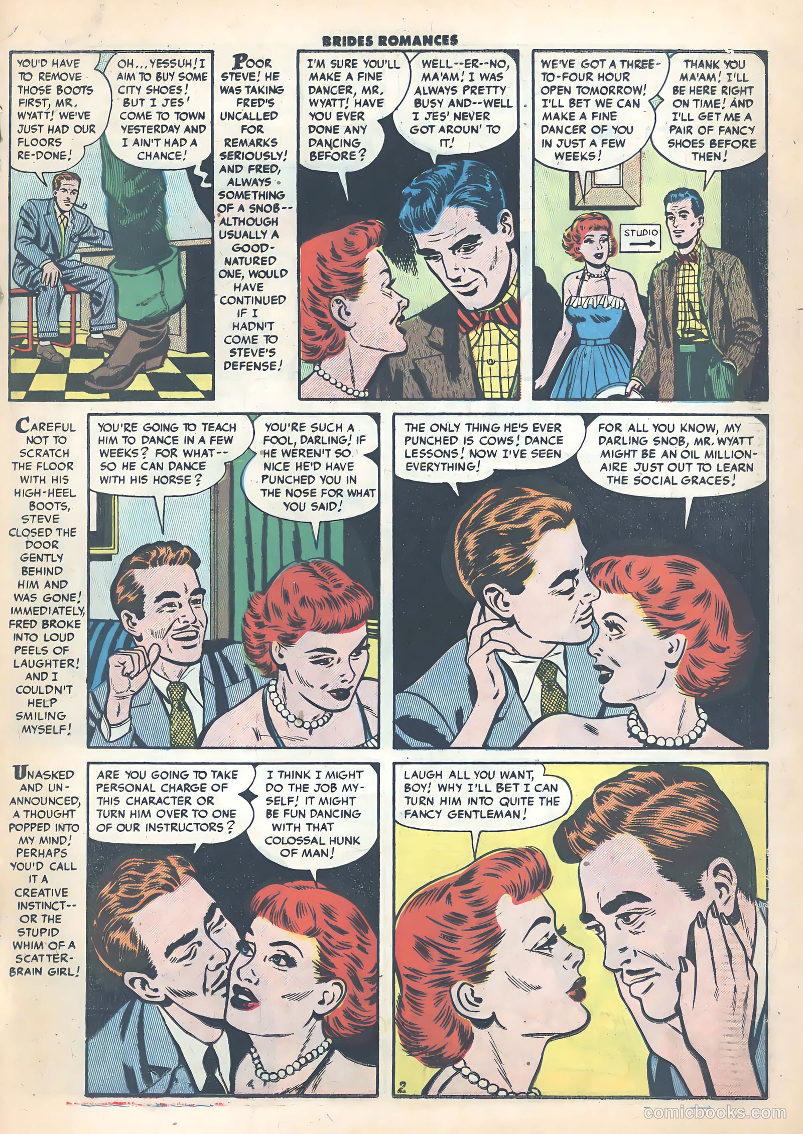 Brides Romances #22 (1956) — page 19 of 36