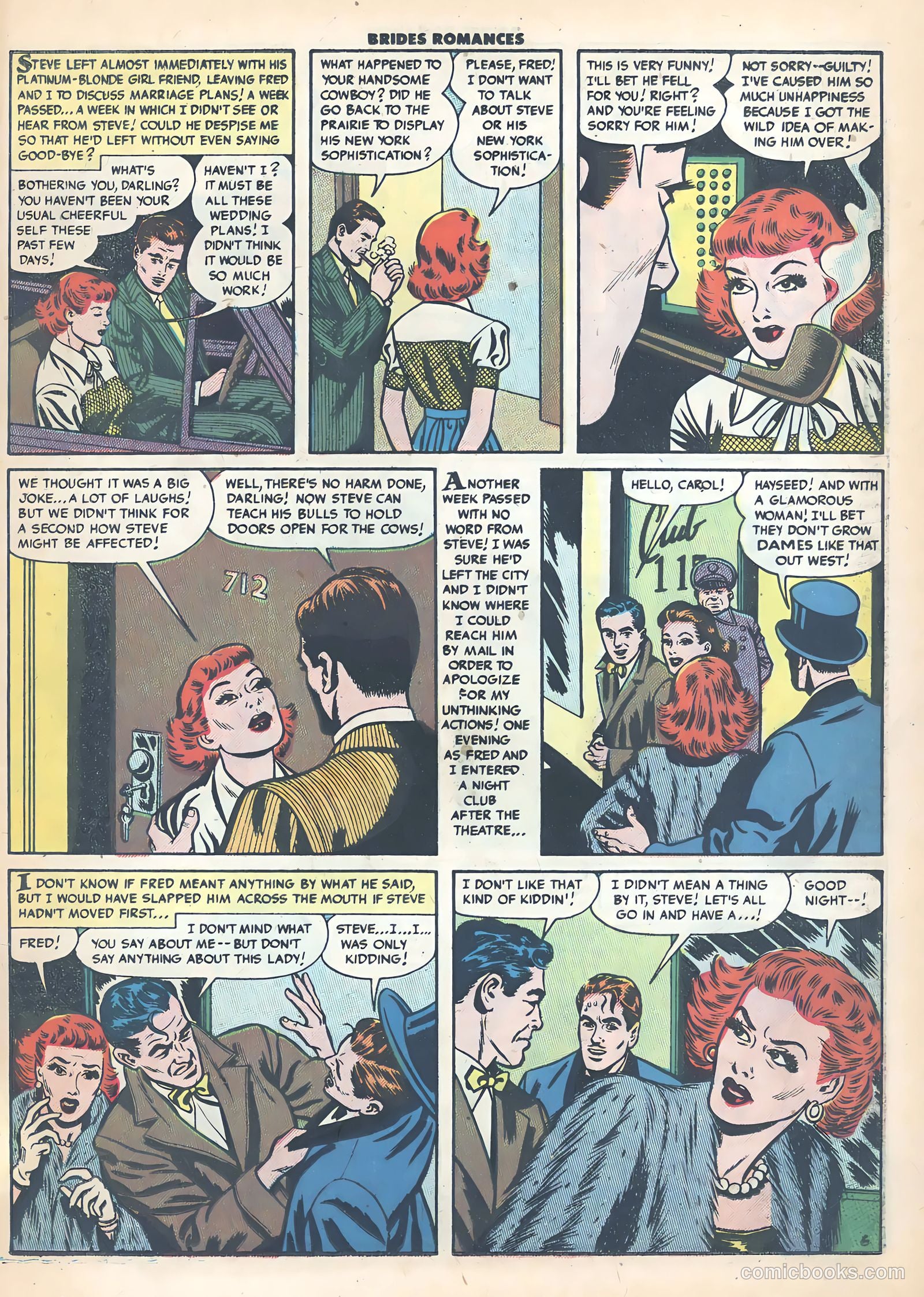 Brides Romances #22 (1956) — page 23 of 36