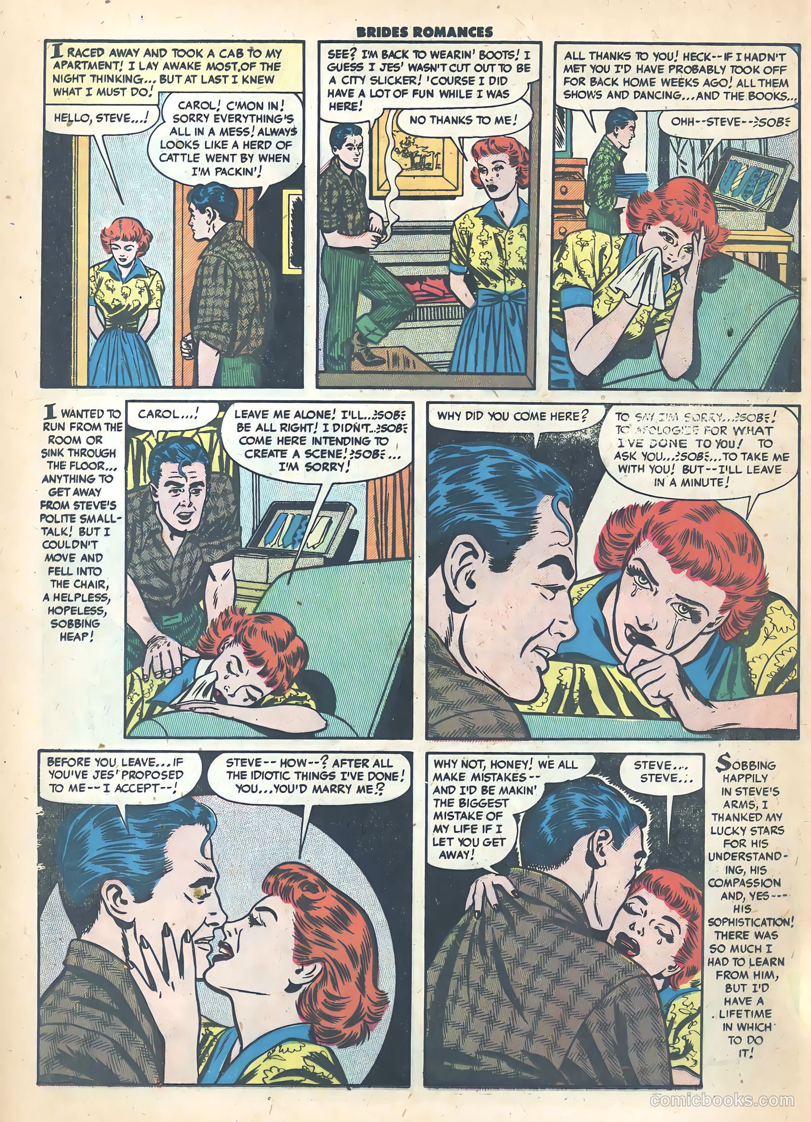 Brides Romances #22 (1956) — page 24 of 36