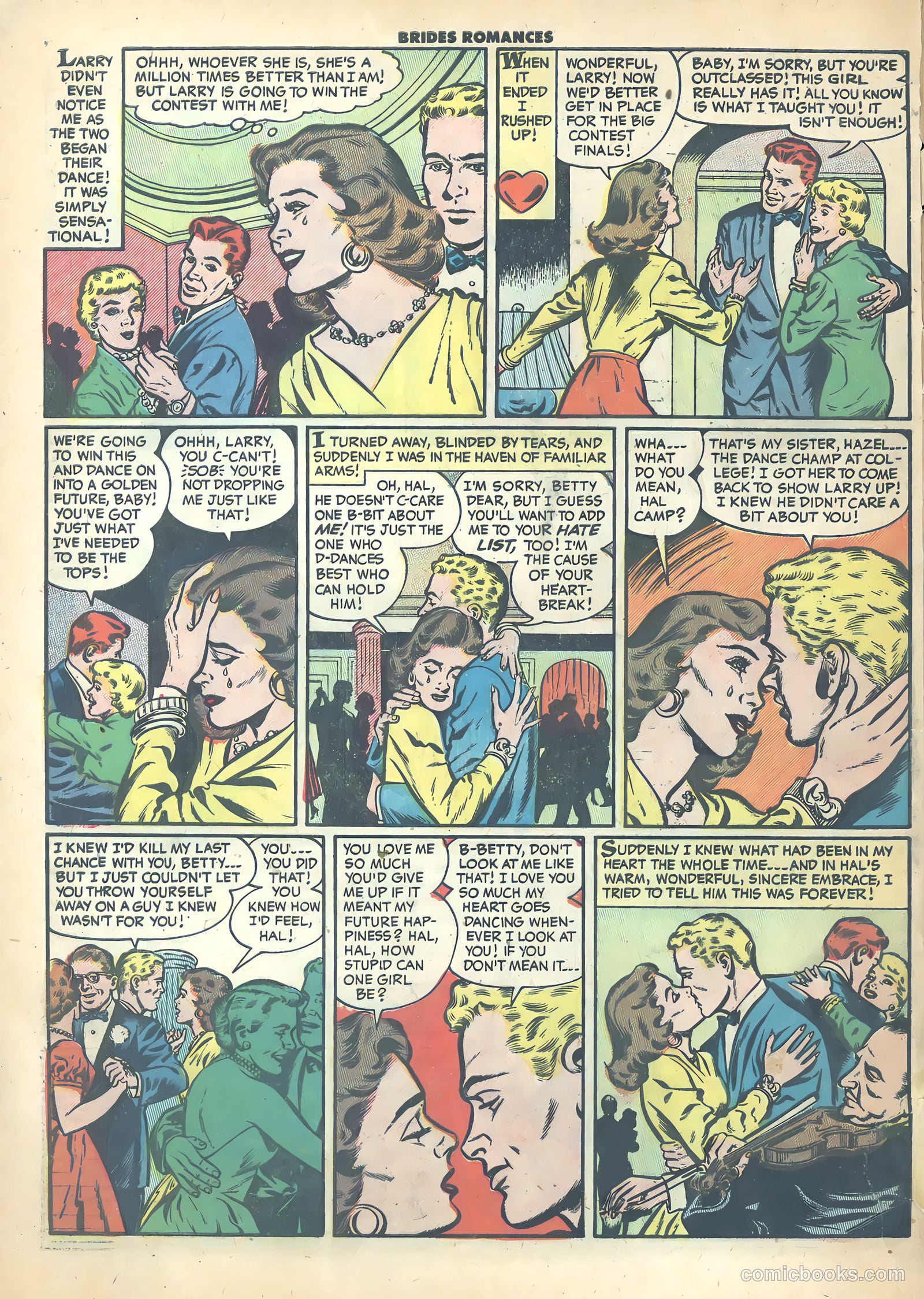 Brides Romances #22 (1956) — page 32 of 36
