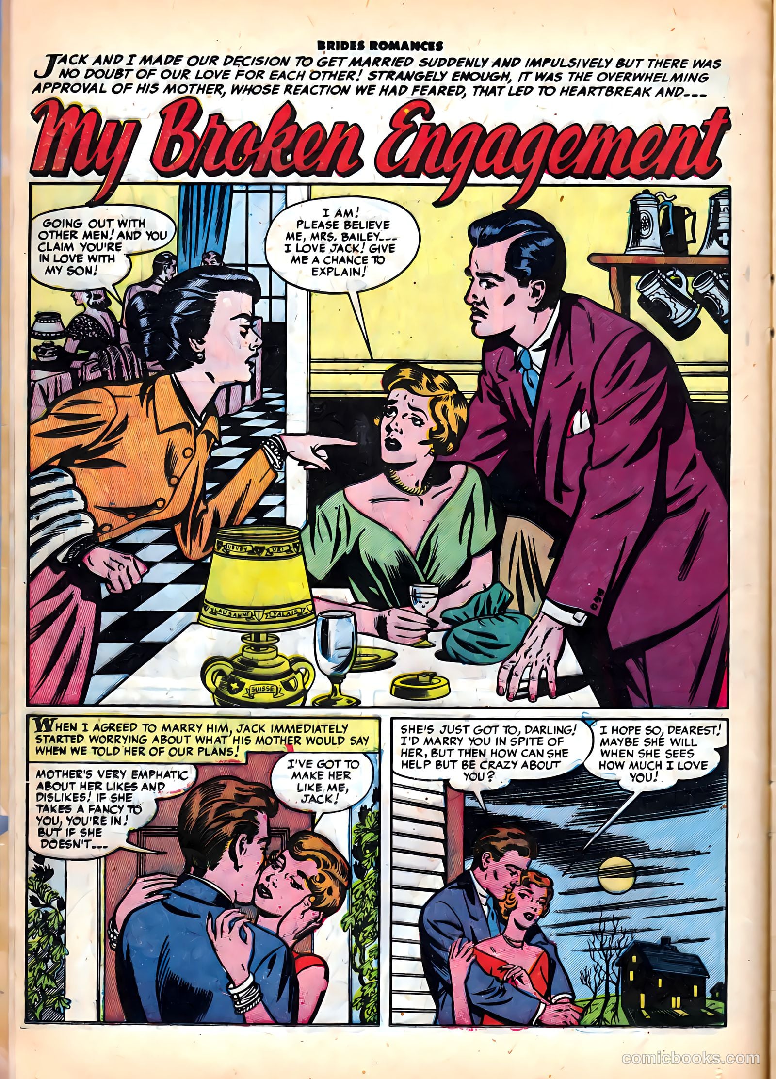 Brides Romances #6 (1954) — page 12 of 37