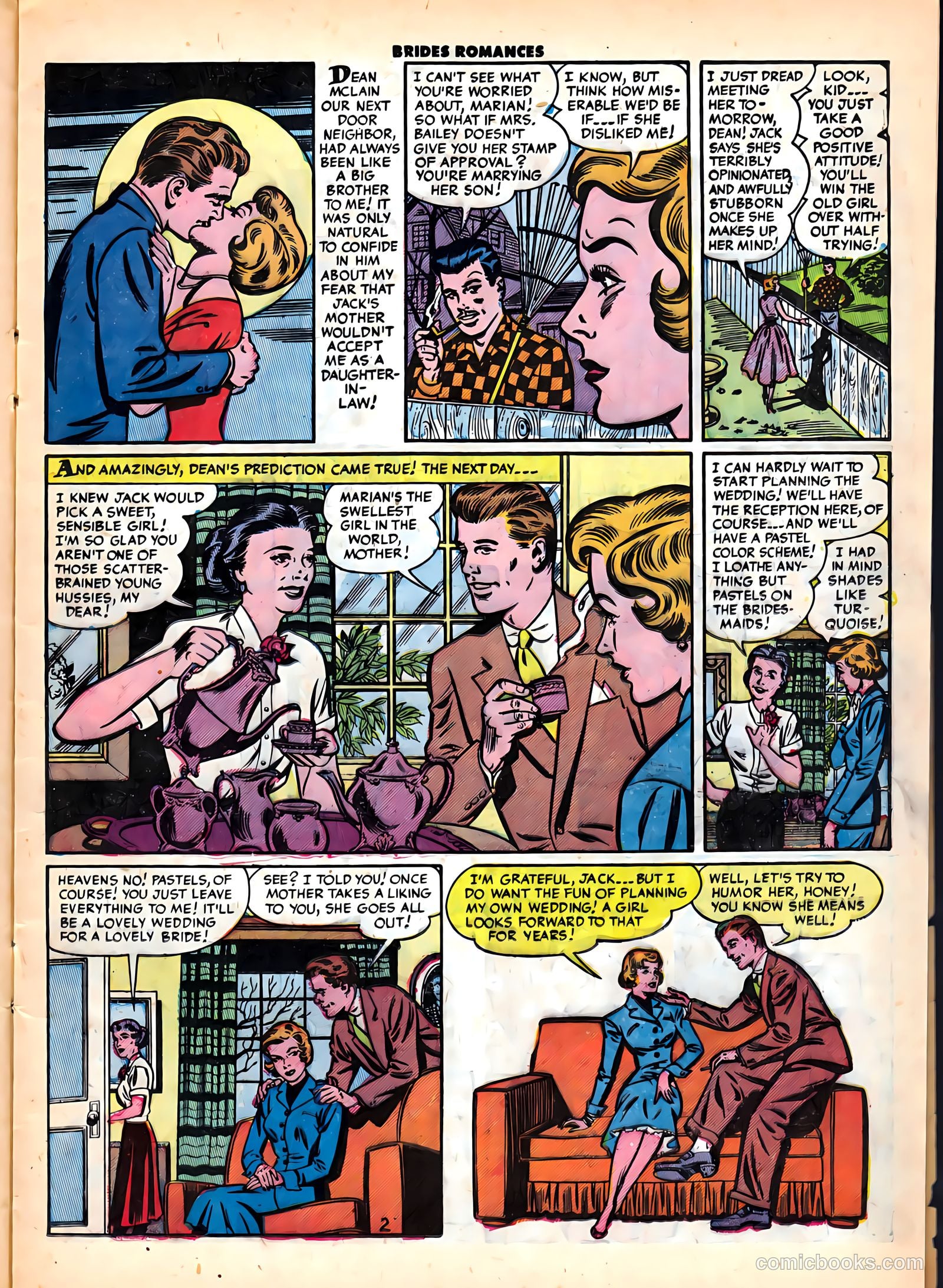 Brides Romances #6 (1954) — page 13 of 37