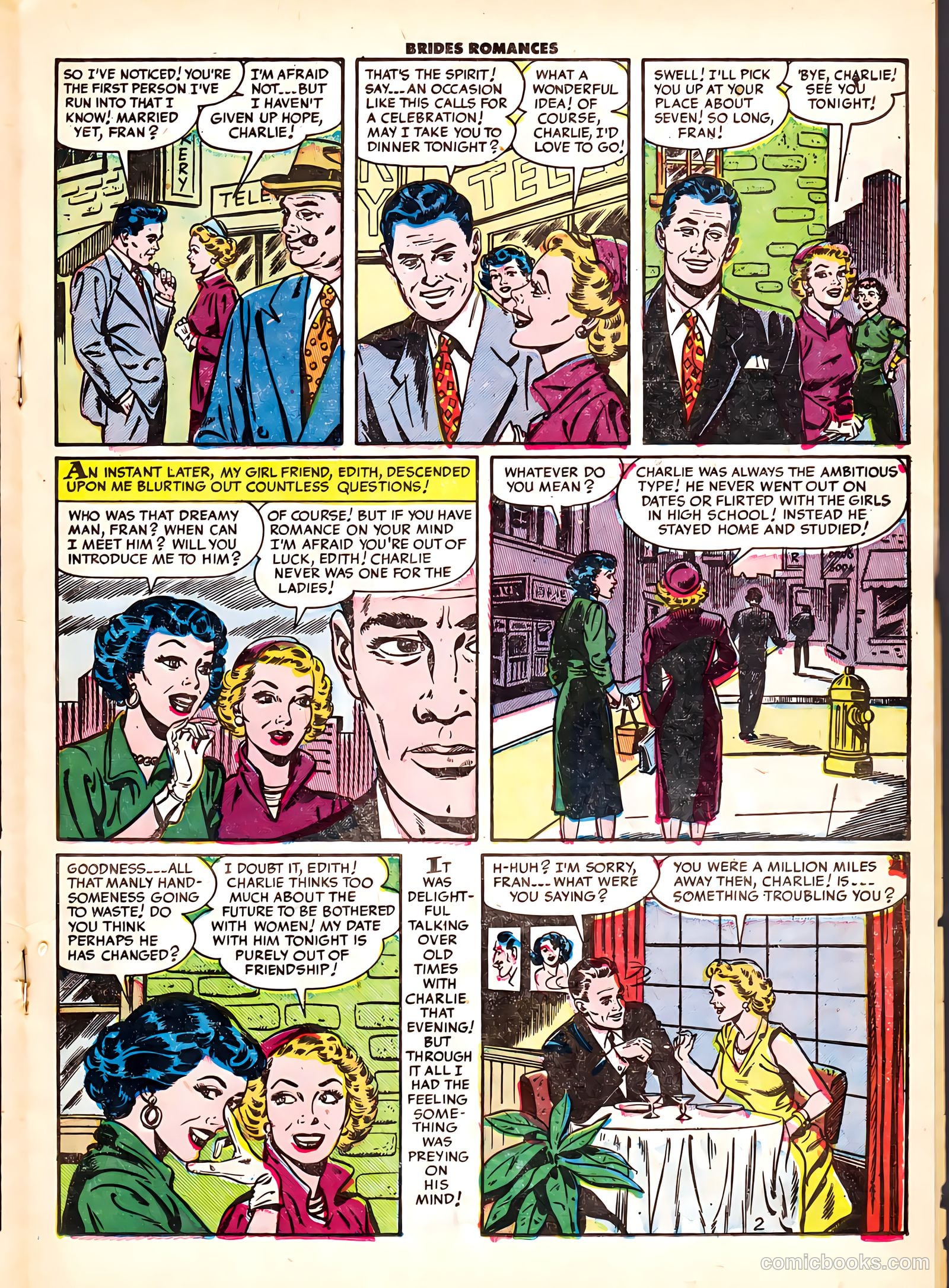 Brides Romances #6 (1954) — page 19 of 37