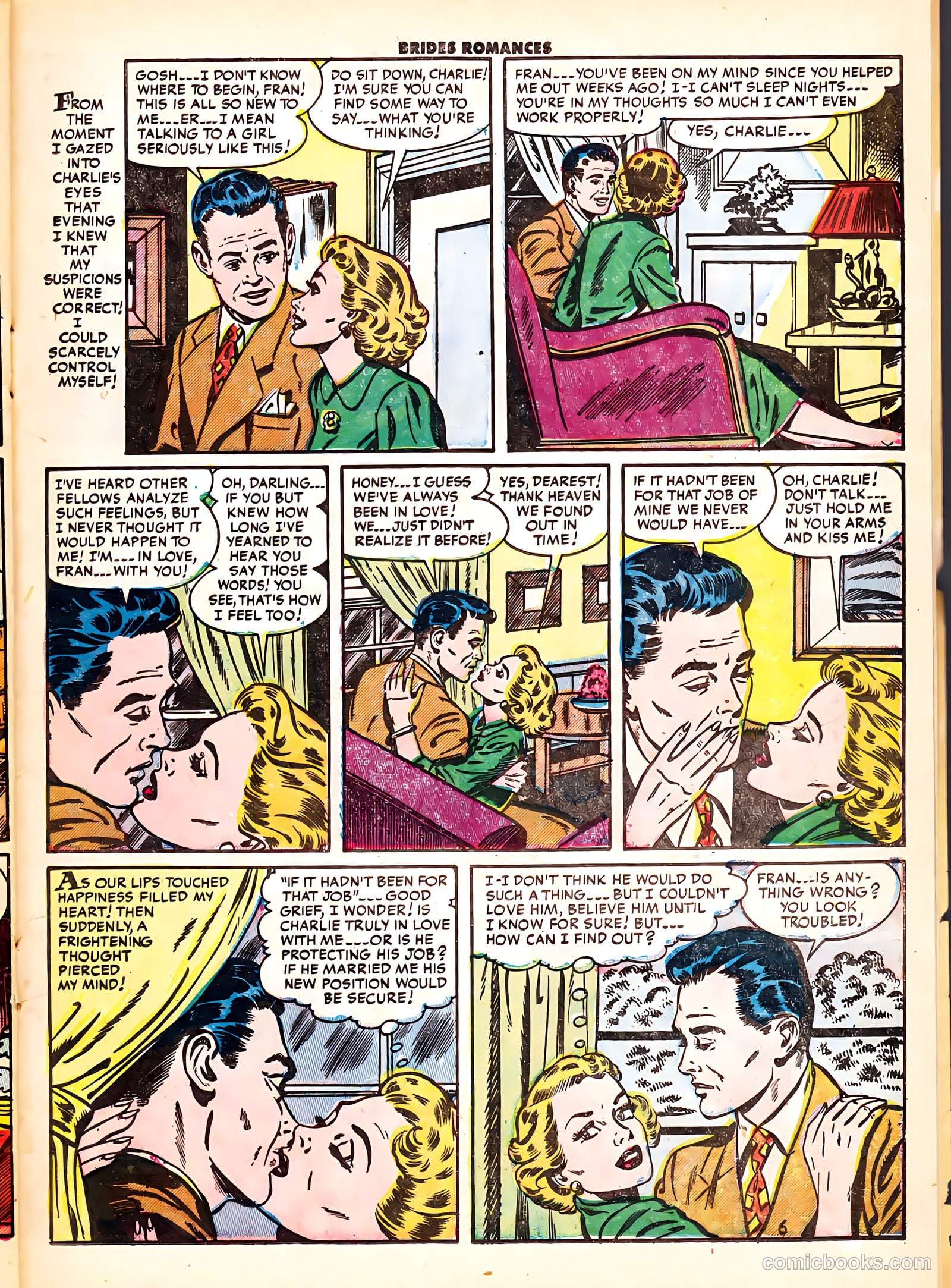 Brides Romances #6 (1954) — page 23 of 37
