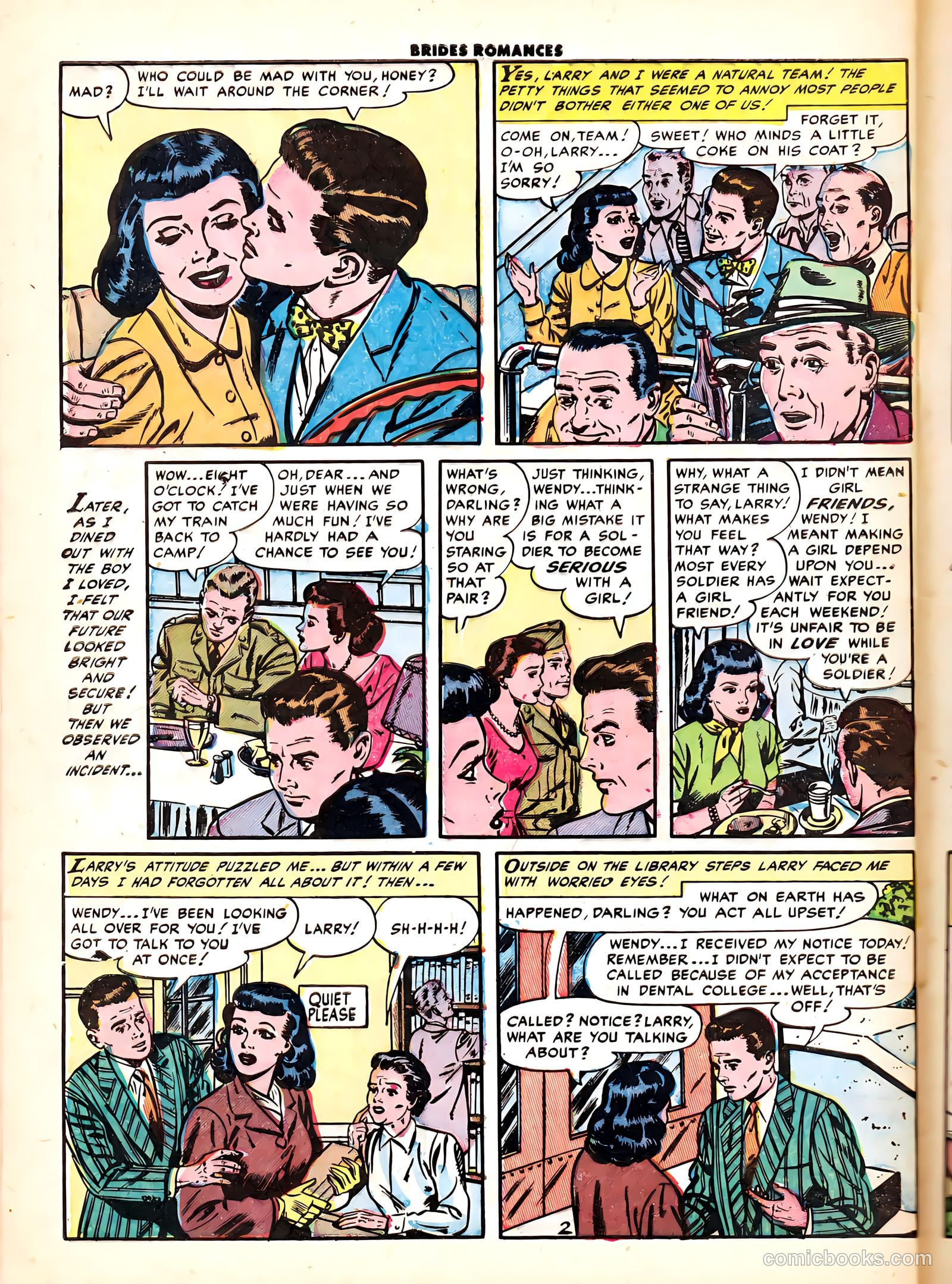 Brides Romances #6 (1954) — page 28 of 37