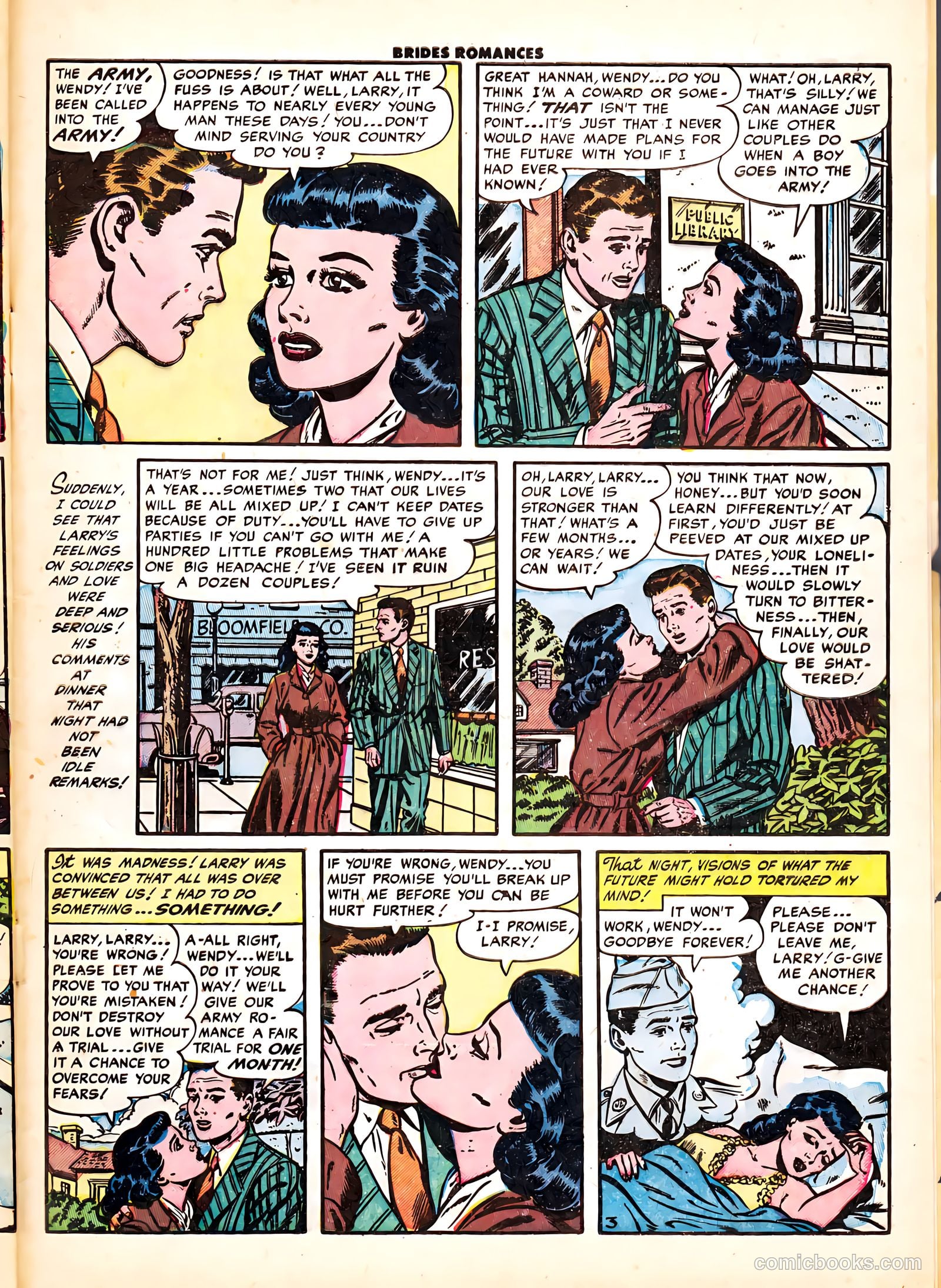Brides Romances #6 (1954) — page 29 of 37