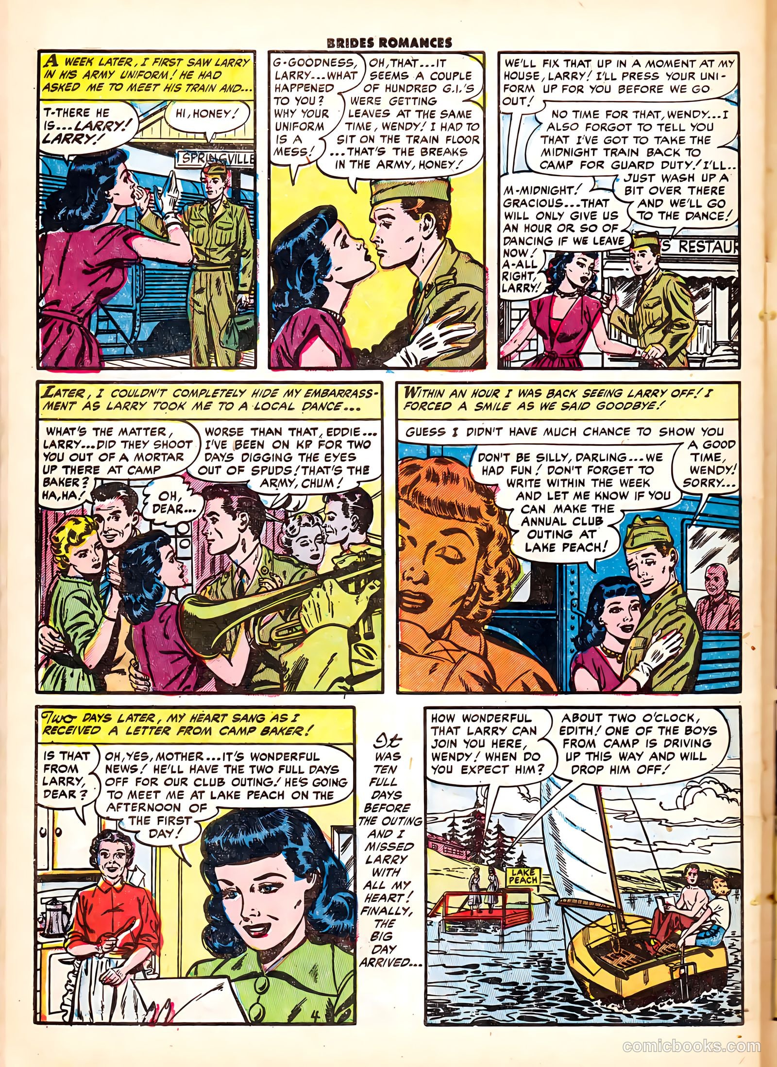 Brides Romances #6 (1954) — page 30 of 37