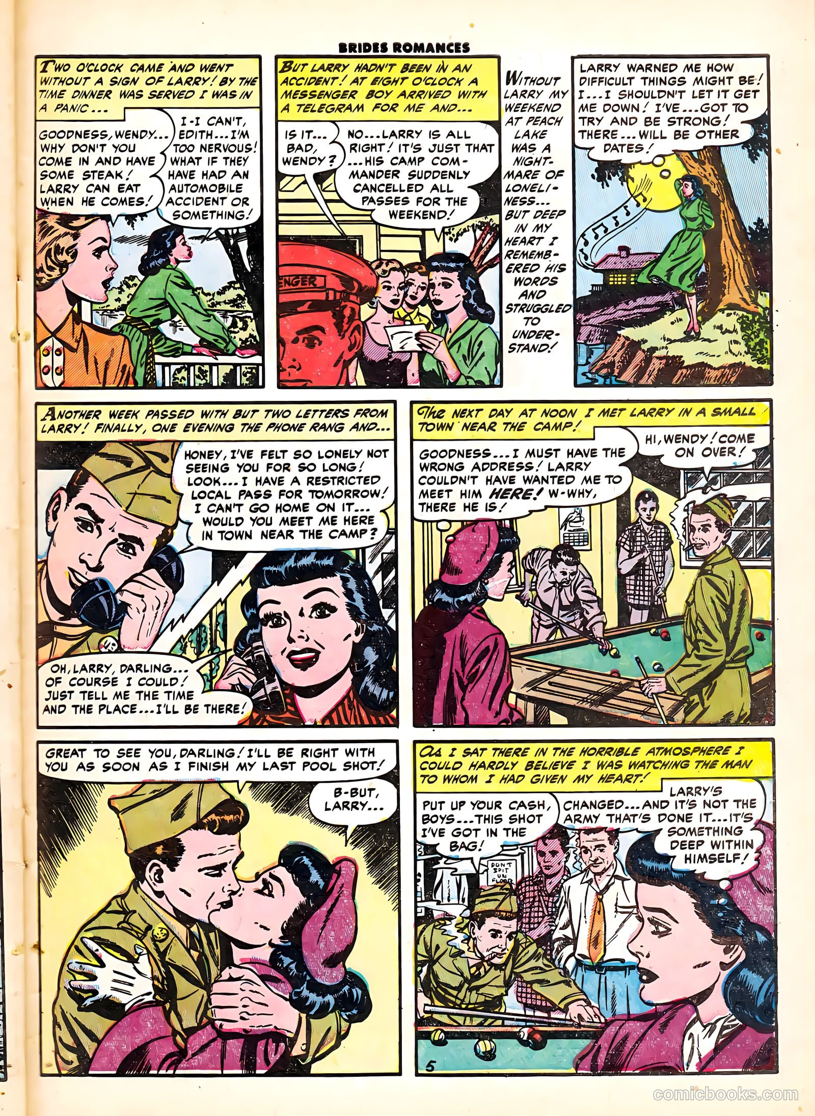 Brides Romances #6 (1954) — page 31 of 37