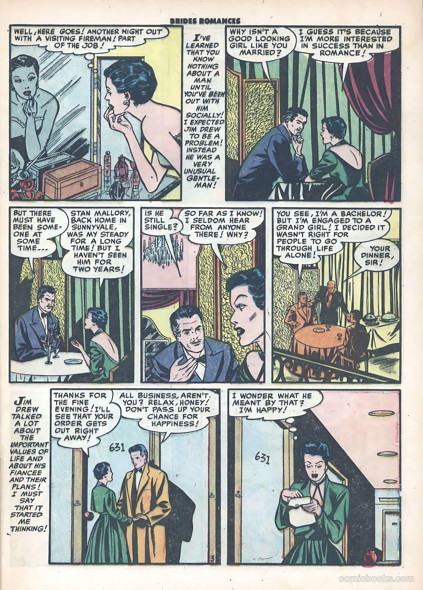 Brides Romances #9 (1955) — page 5 of 37