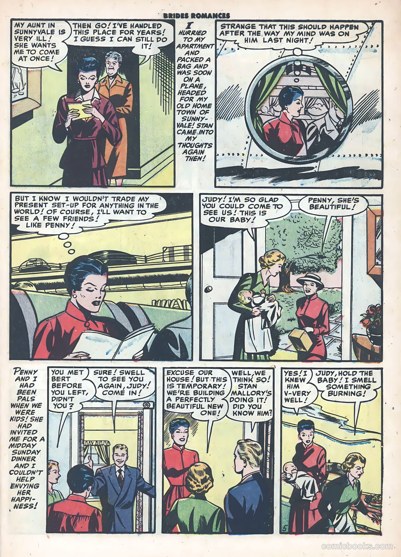 Brides Romances #9 (1955) — page 7 of 37