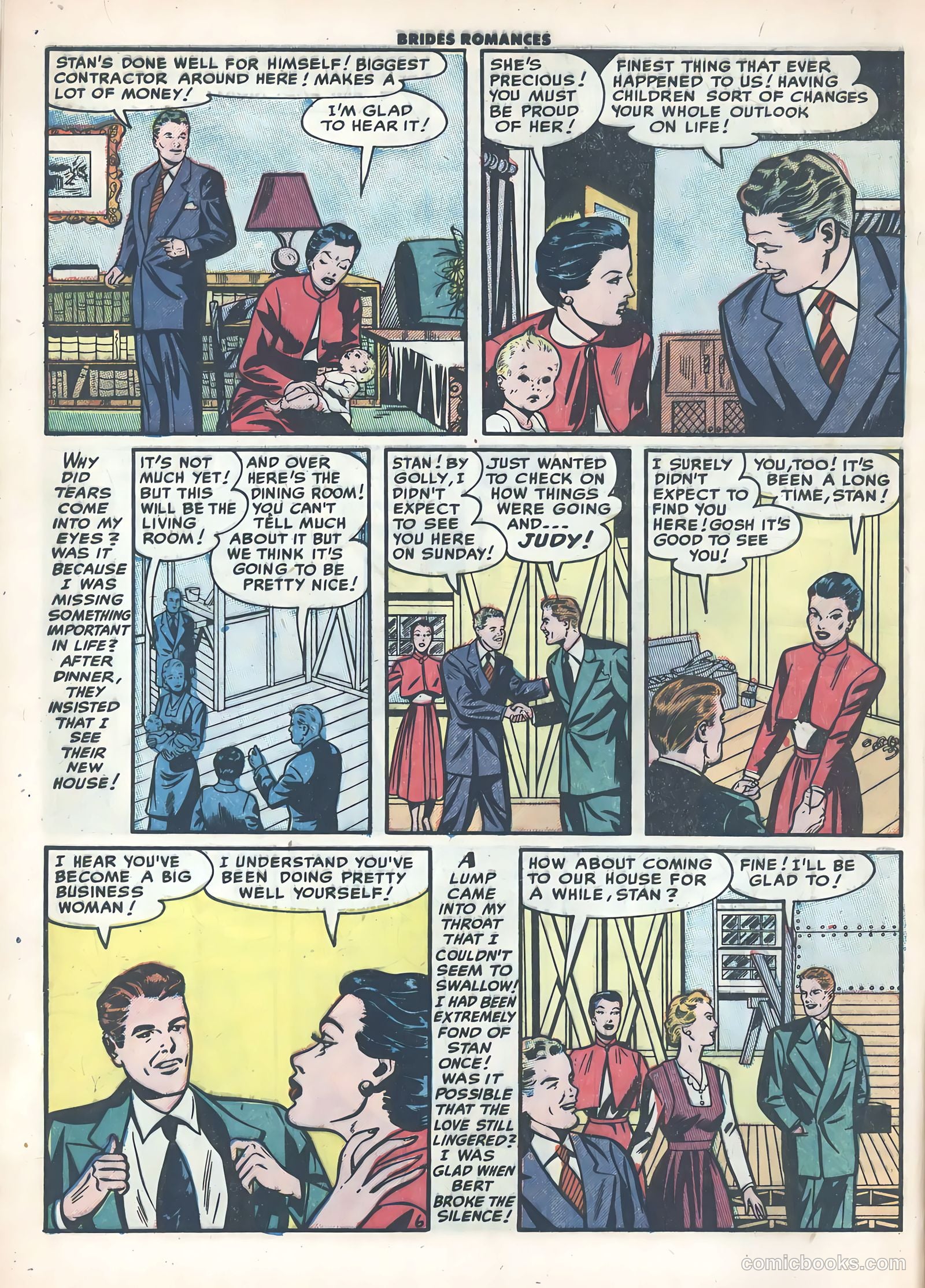 Brides Romances #9 (1955) — page 8 of 37